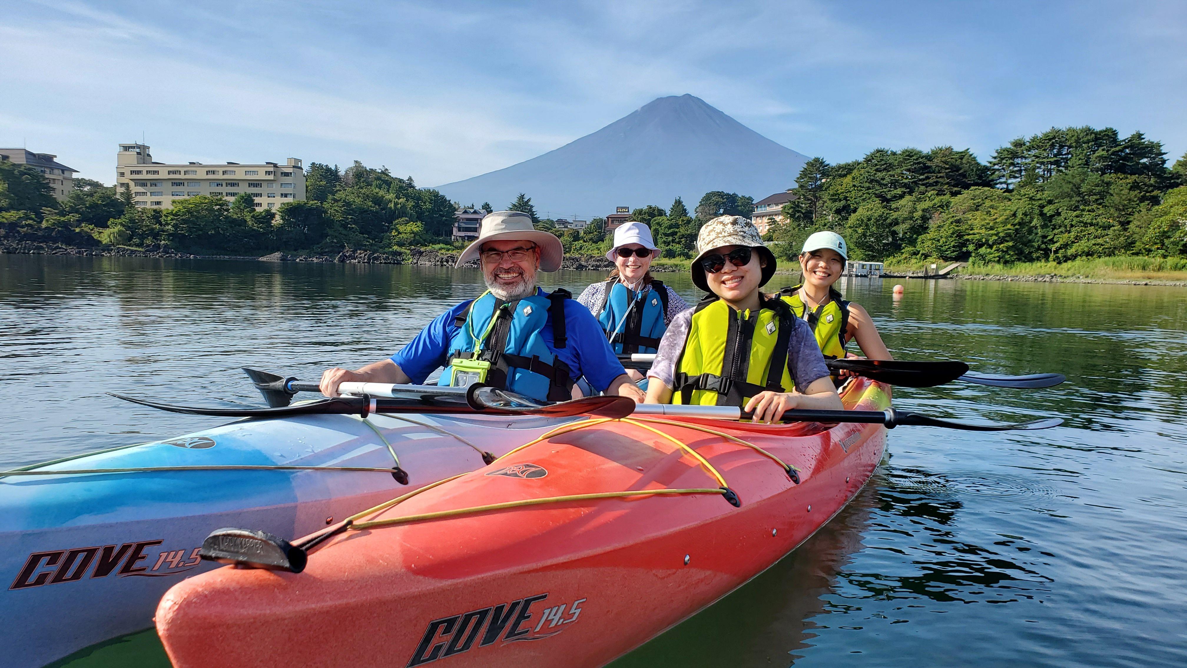 Early Morning Kayaking & Coffee on Lake Kawaguchiko