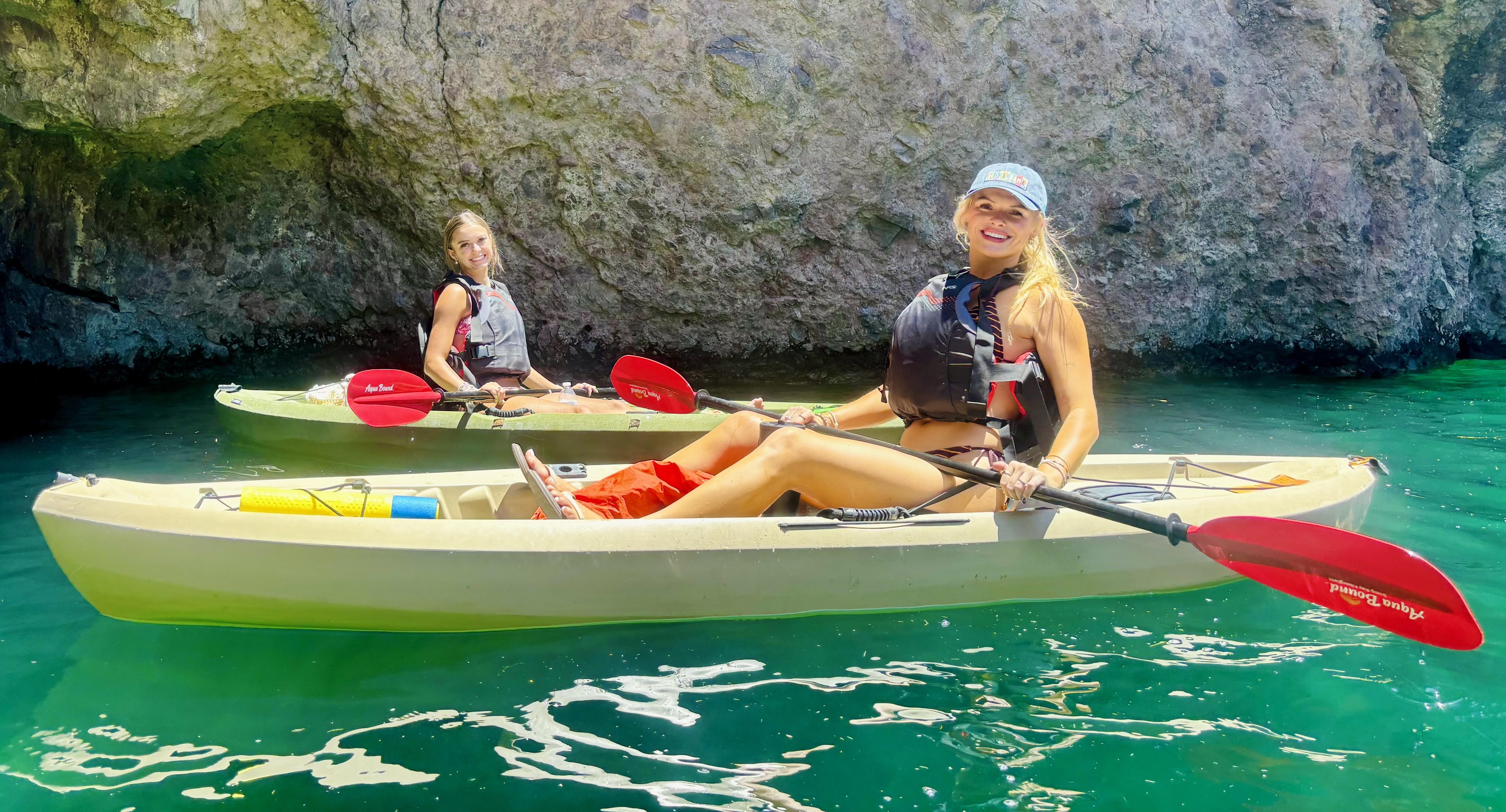 Willow Beach Full-Day Emerald Cave Kayak & 3 Caves Tour