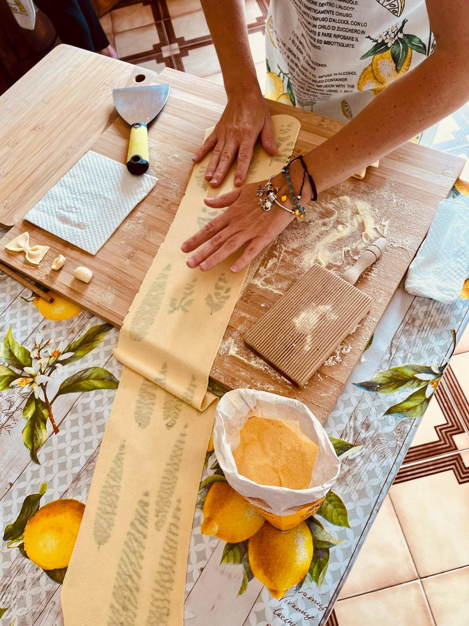 cooking class in Positano — Positano: Ravioli & Tagliatelle Cooking Class
