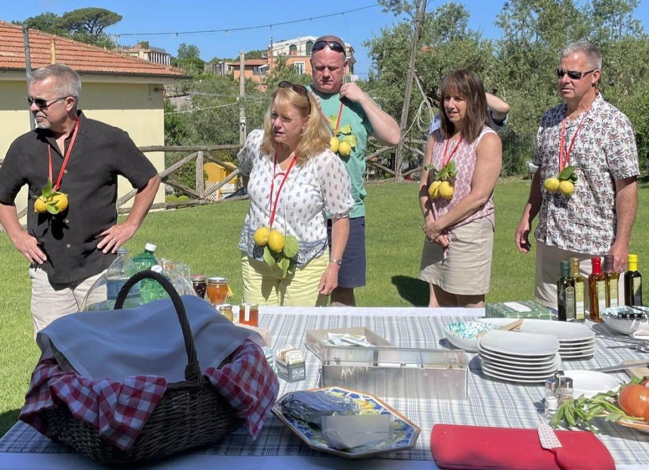 Positano Garden Cooking Class with Li Galli Views