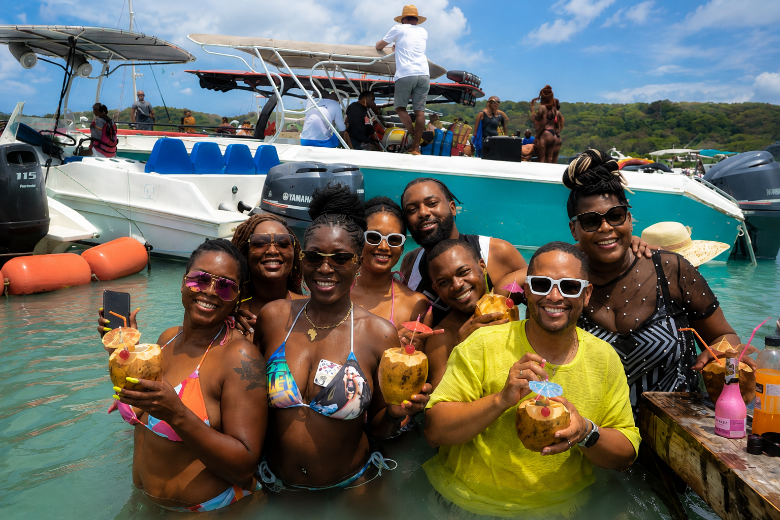 Cartagena Ultimate Island Party Cruise to Cholón