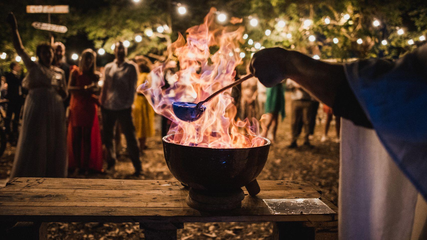 Galician Queimada Ceremony with Tasting