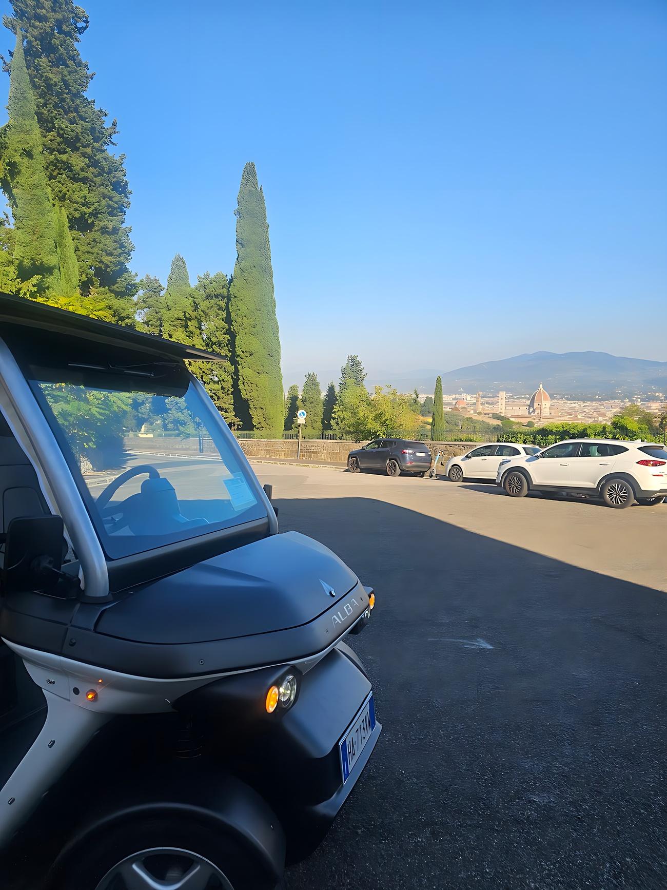 Florentine Hills & Michelangelo Viewpoint by Golf Cart