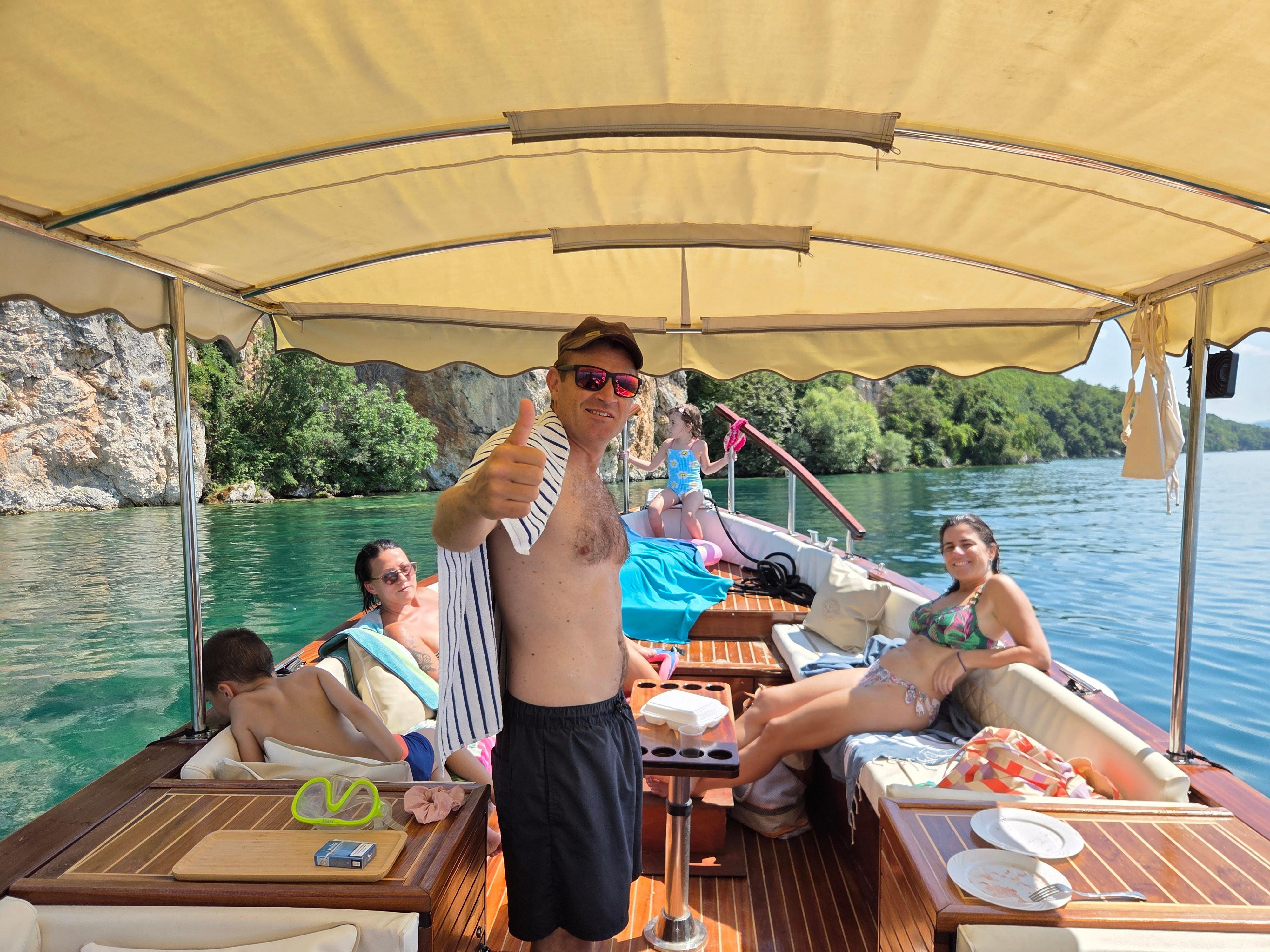 Ohrid Bay of Bones Boat Excursion with Swimming