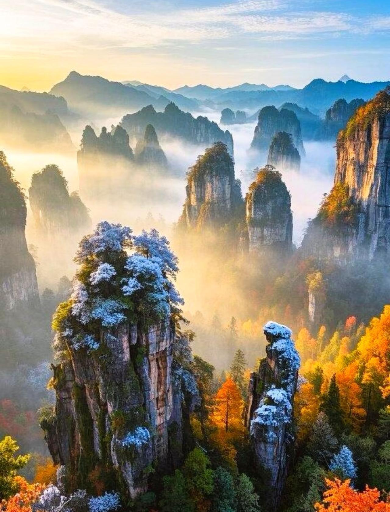 Zhangjiajie National Forest Park & Tianmen Mountain Entry Tickets