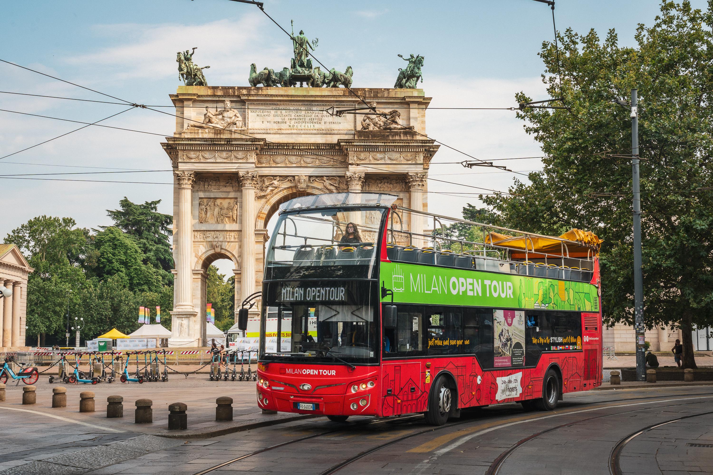 Milan Gray Line Open Hop-On Hop-Off Bus Tour
