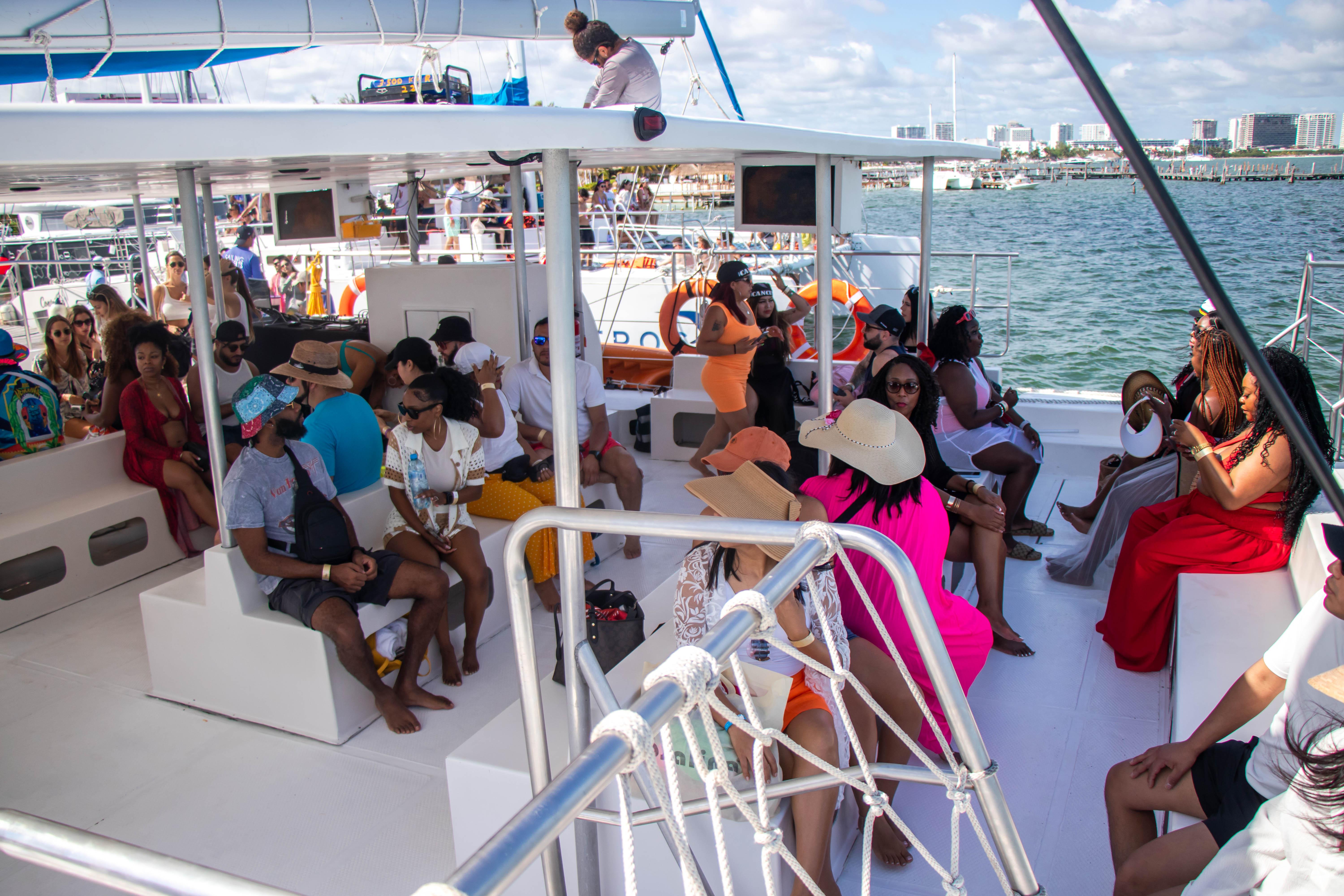 Isla Mujeres Catamaran Day Trip with Snorkeling & Buffet