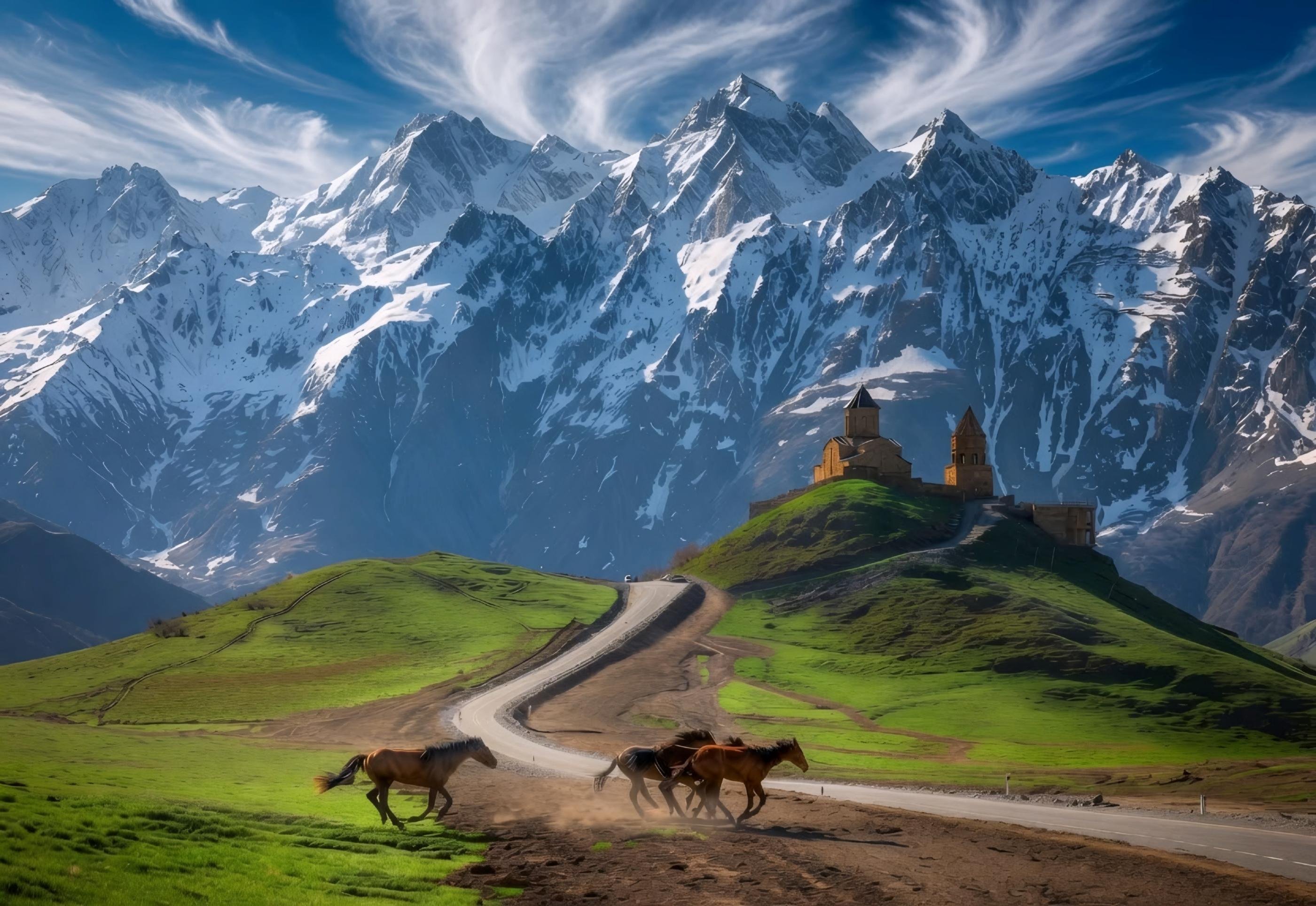 Kazbegi Mountain Adventure: Gergeti Trinity & Gudauri Day Tour