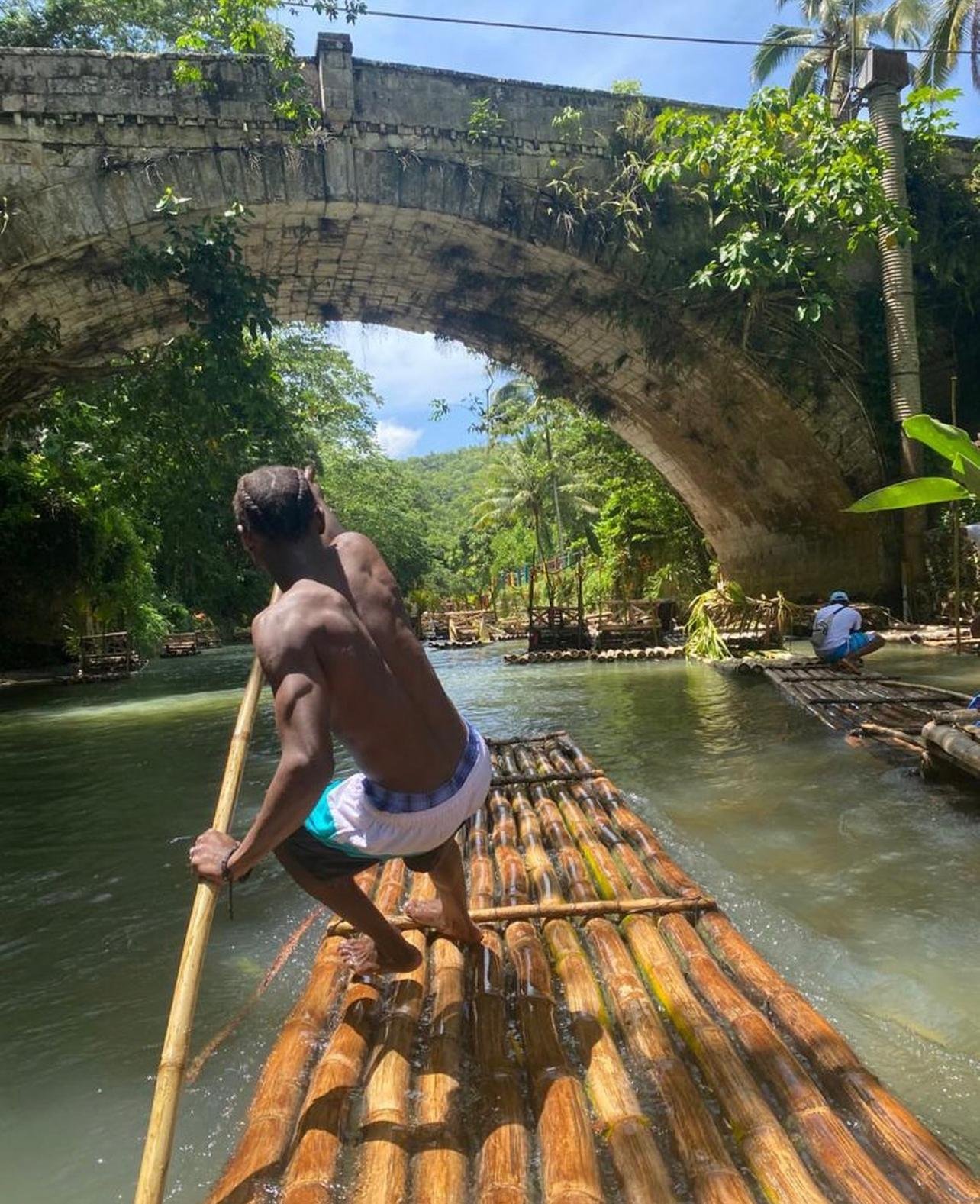 Great River Bamboo Rafting with Limestone Foot Massage