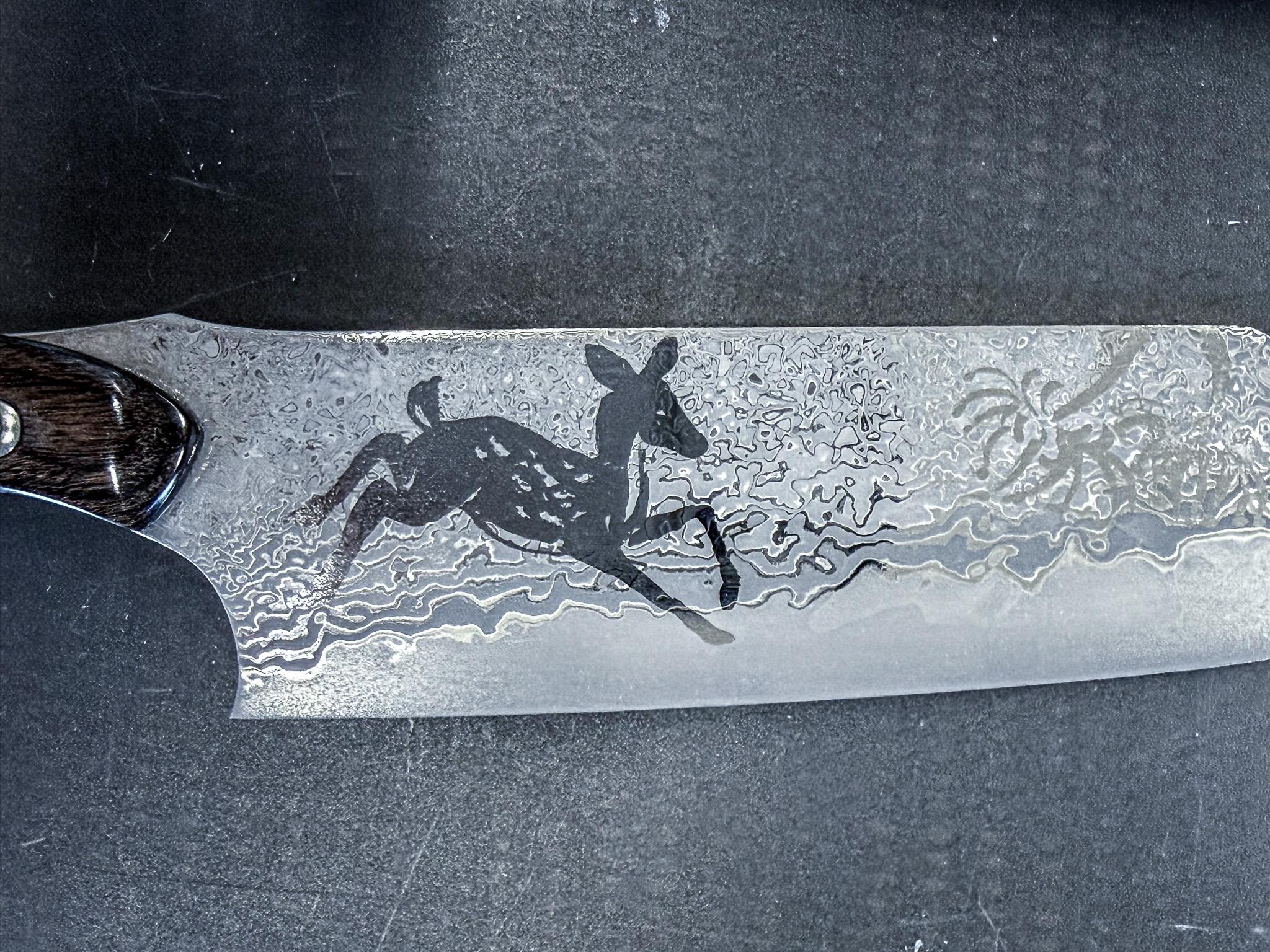 Seki: Create Your Own Hand-Designed Damascus Japanese Knife