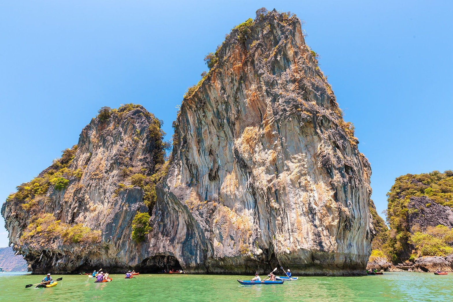 Phang Nga Bay Big Boat Adventure with Canoeing & James Bond Island
