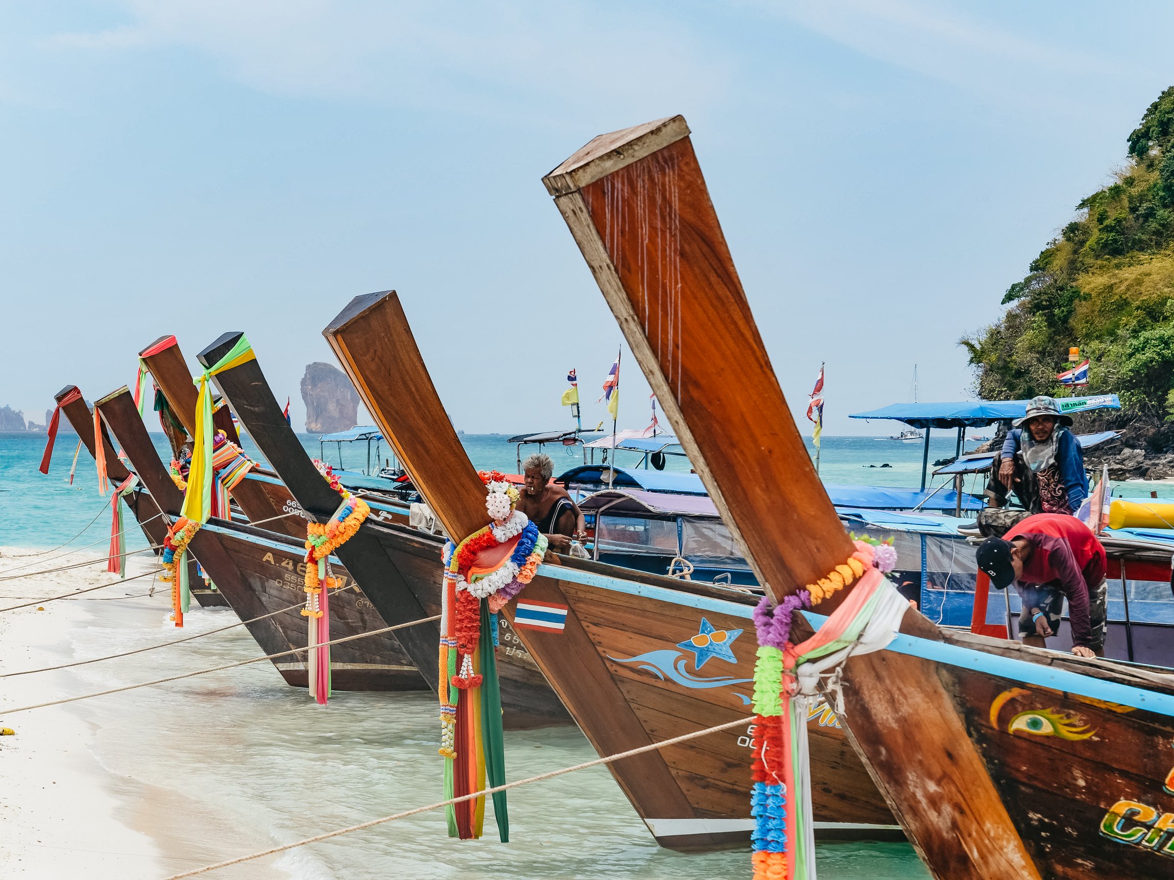 Krabi 4 Islands Longtail Boat Day Trip with Beach Buffet Lunch