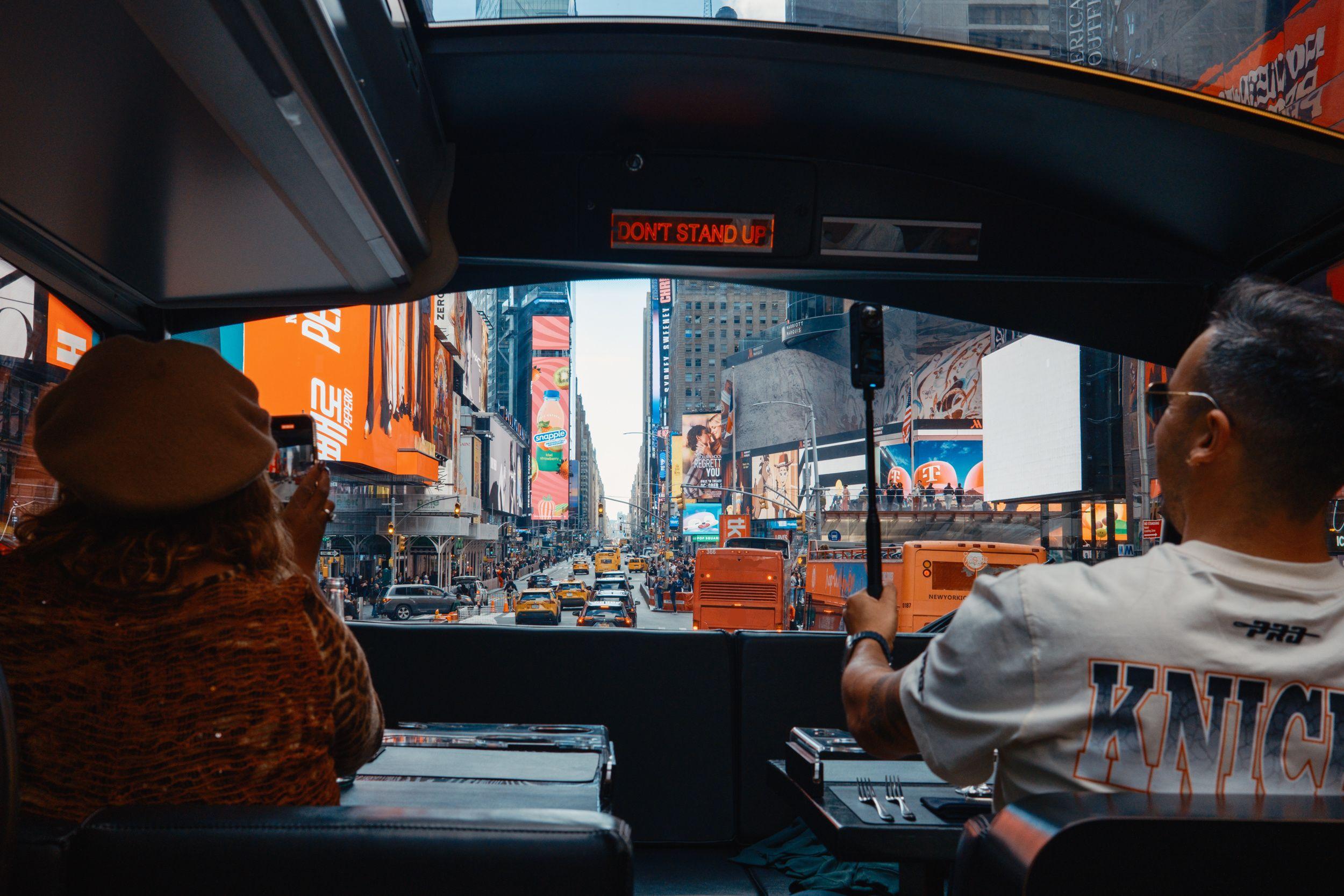 NYC Bustronome Gourmet Dining Bus Tour