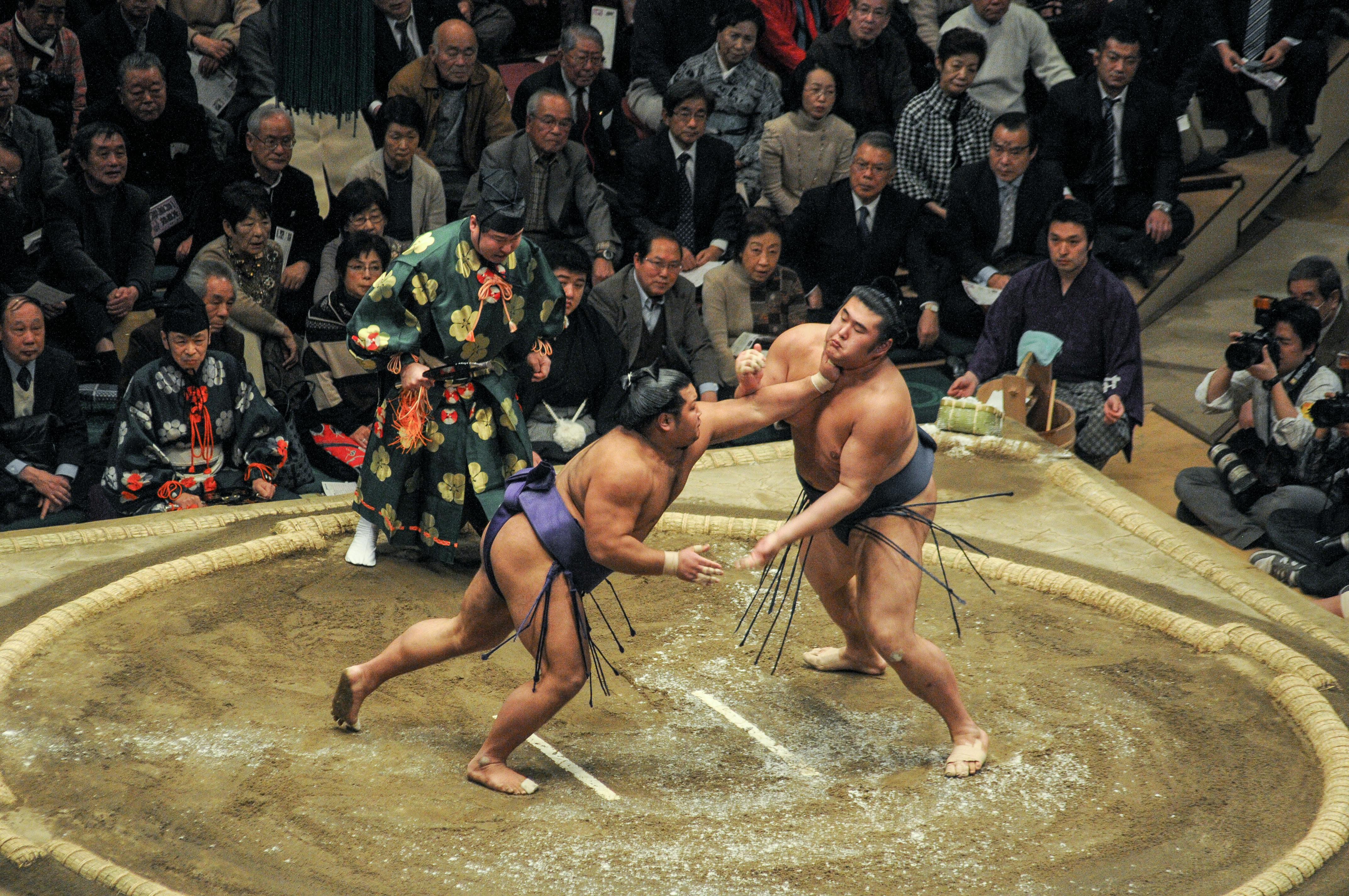 Sumo Tournament Experience with Expert Guide in Ryōgoku