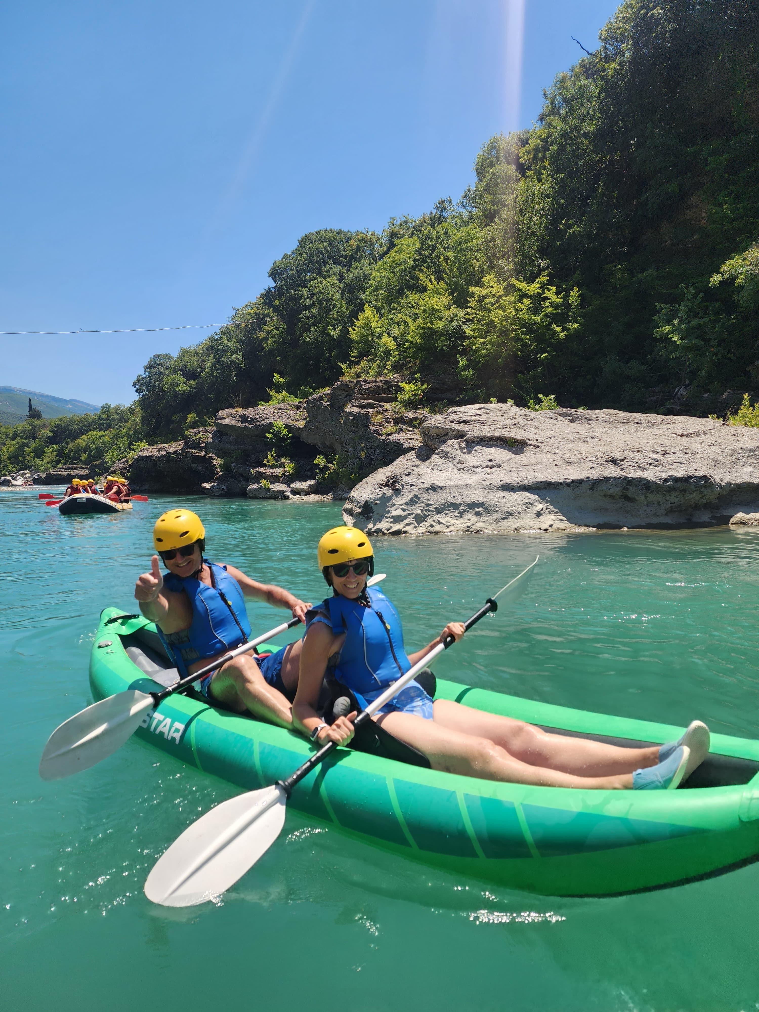 Vjosa River Kayaking Adventure from Përmet