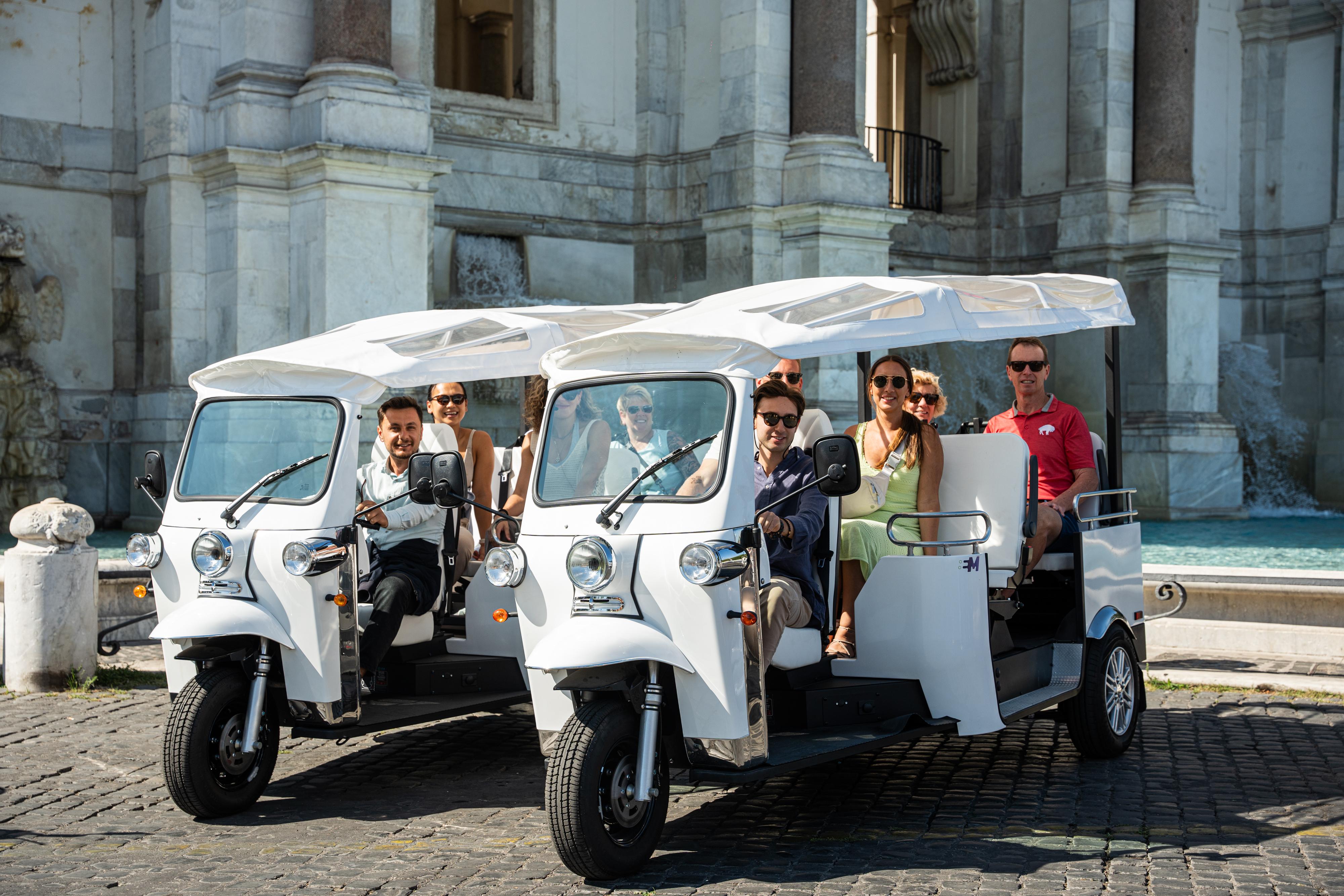 Private Electric Tuk Tuk Tour with Prosecco & Hotel Transfers