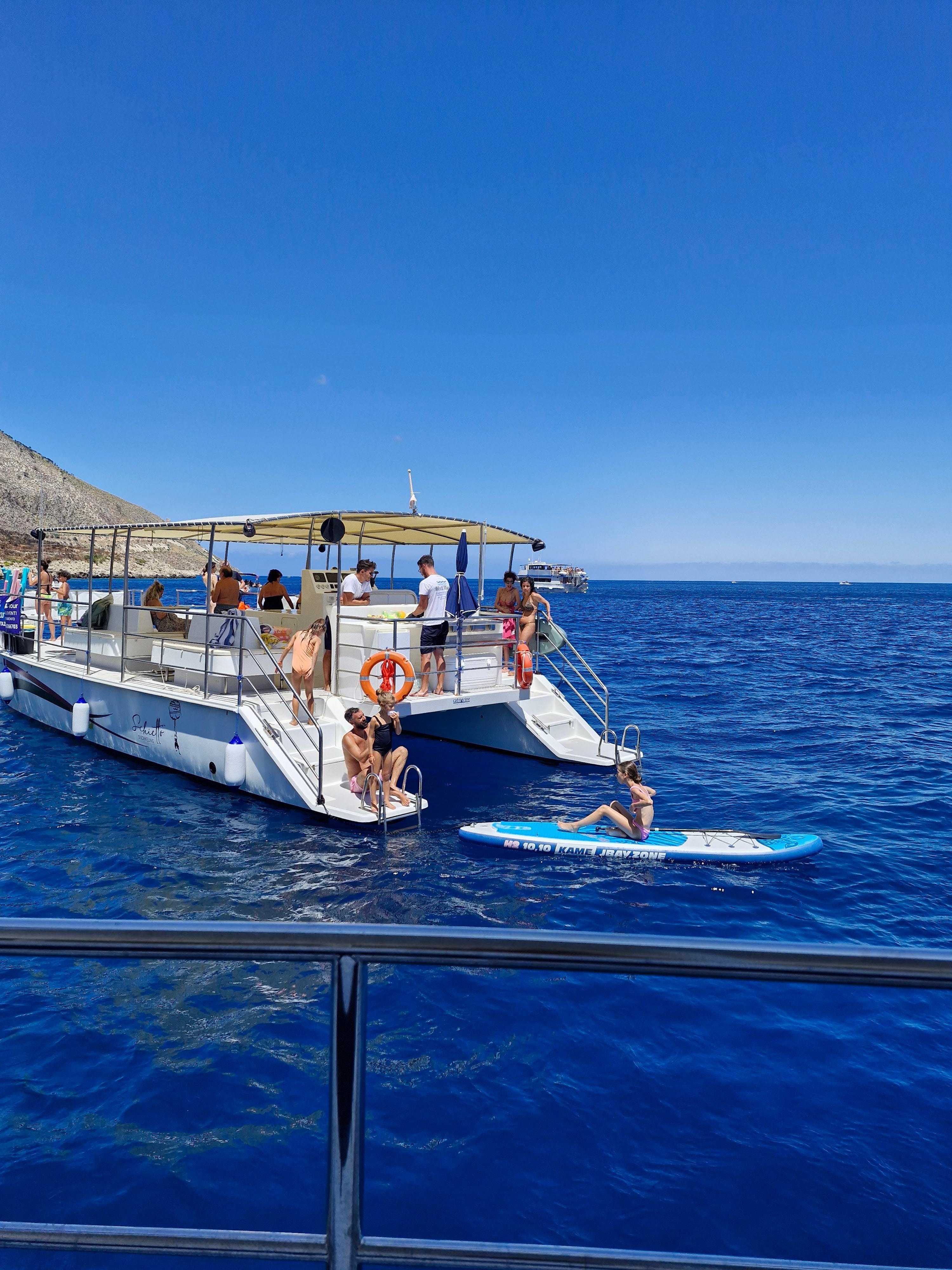 Zingaro Reserve & Scopello Snorkeling Catamaran Tour from Castellammare del Golfo