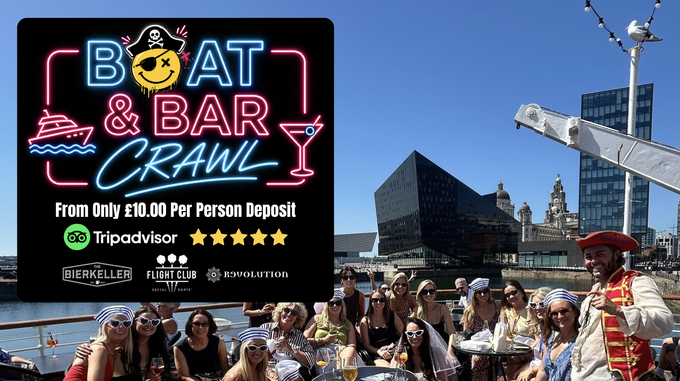 Liverpool Pirate Boat & Bar Crawl