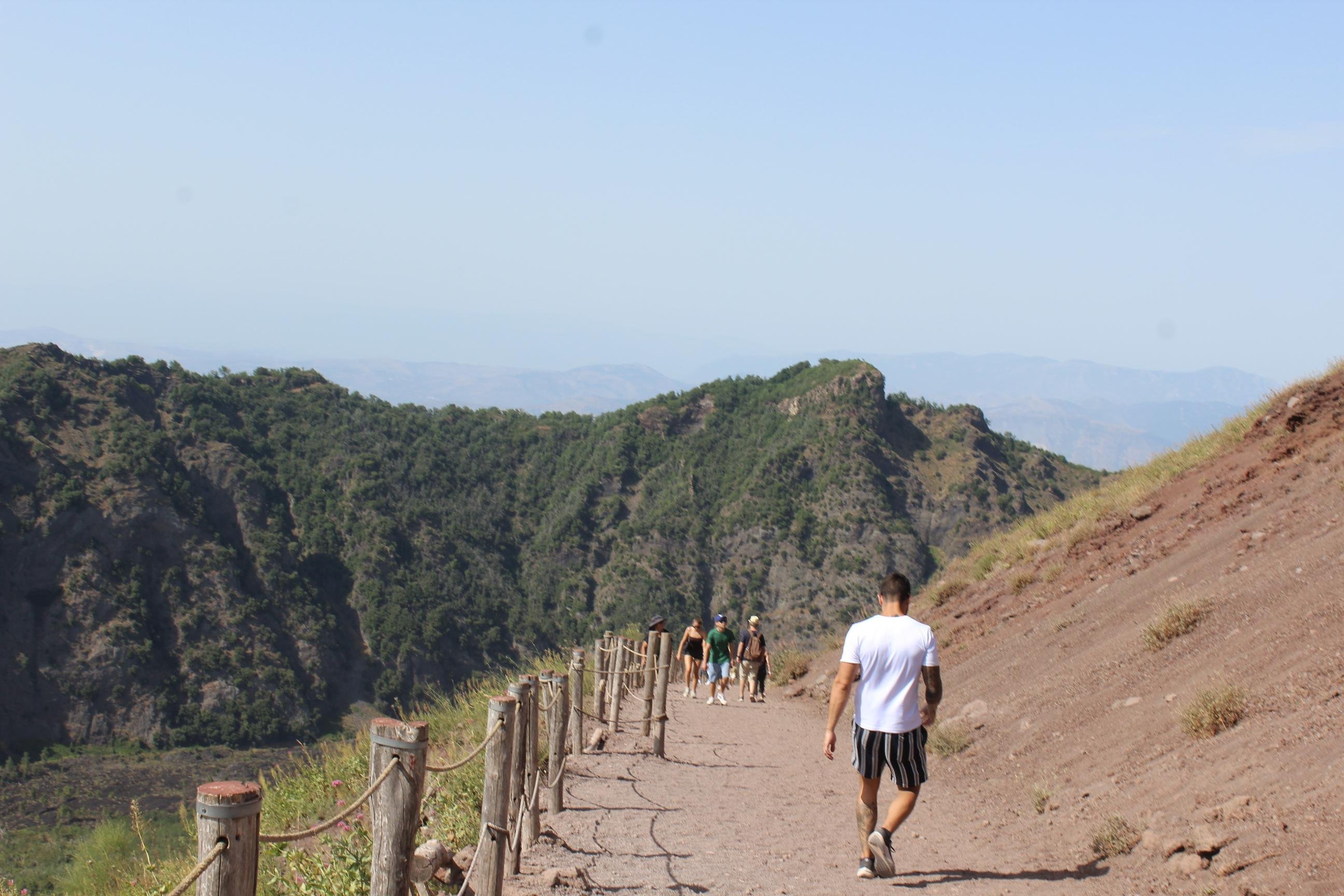 From Naples: Pompeii and Vesuvius Tour with Lunch Included - Mount Vesuvius crater tour and Bay of Naples views
