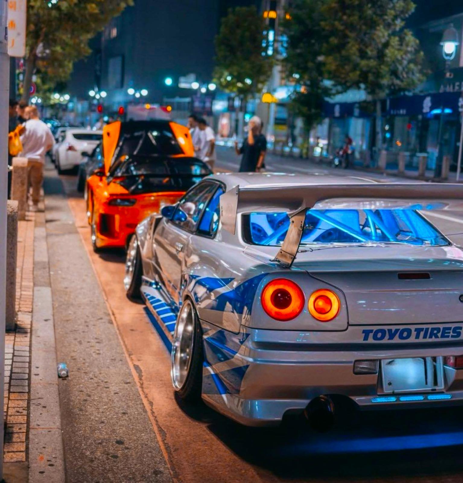 Tokyo Night Run – EVO WRX SKYLINE Daikoku Experience - Tokyo car meet tour at Daikoku PA