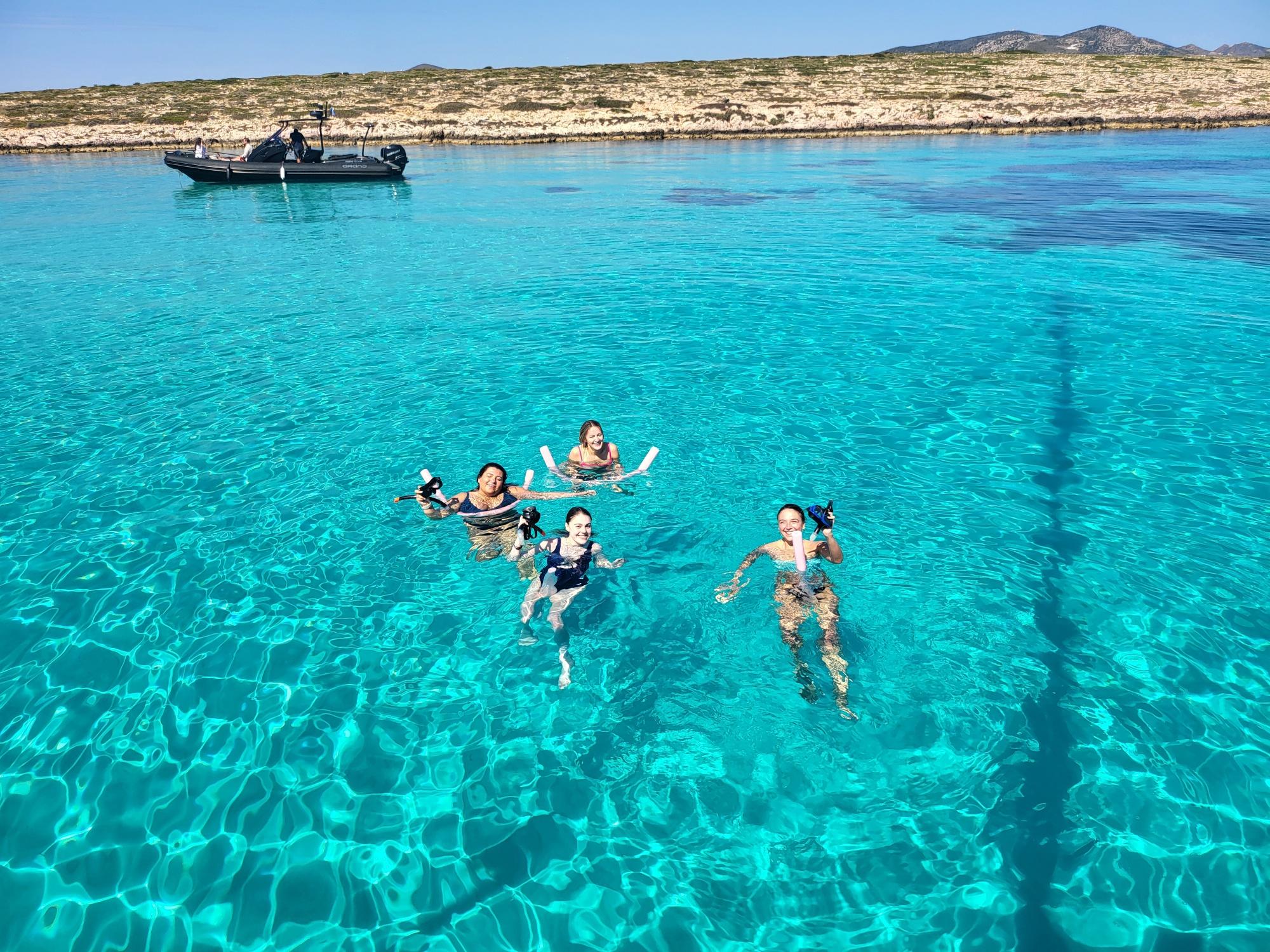 Naxos Sailing Adventure: Blue Lagoon, Sea Caves & Paros Village