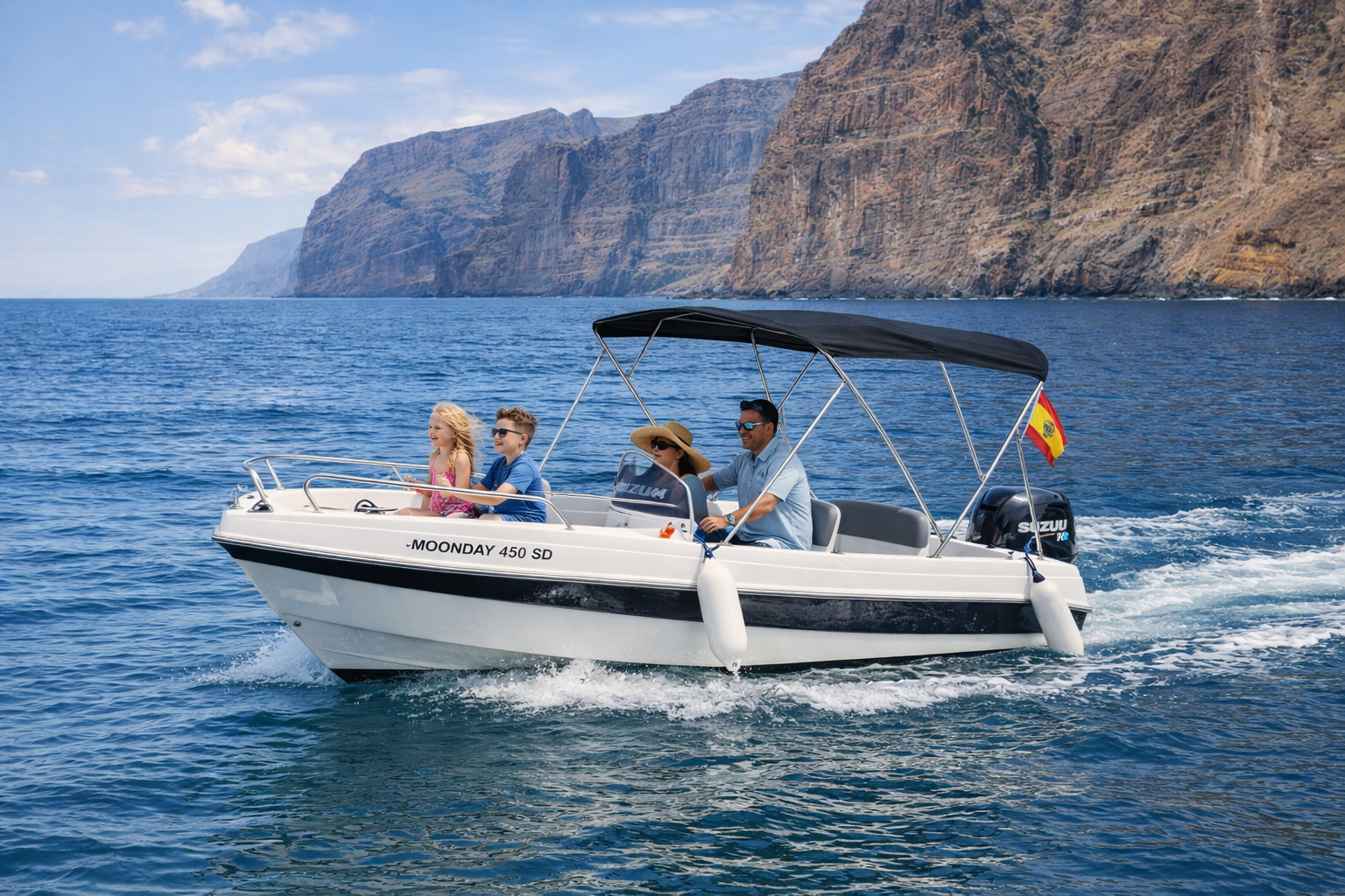 Self-Drive Boat Rental in Puerto Colon (No License Required)