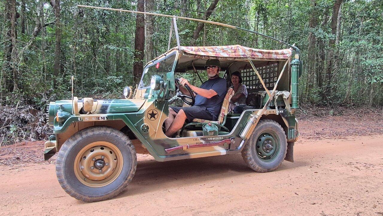 Phu Quoc National Park Adventure in Vintage Military Jeeps