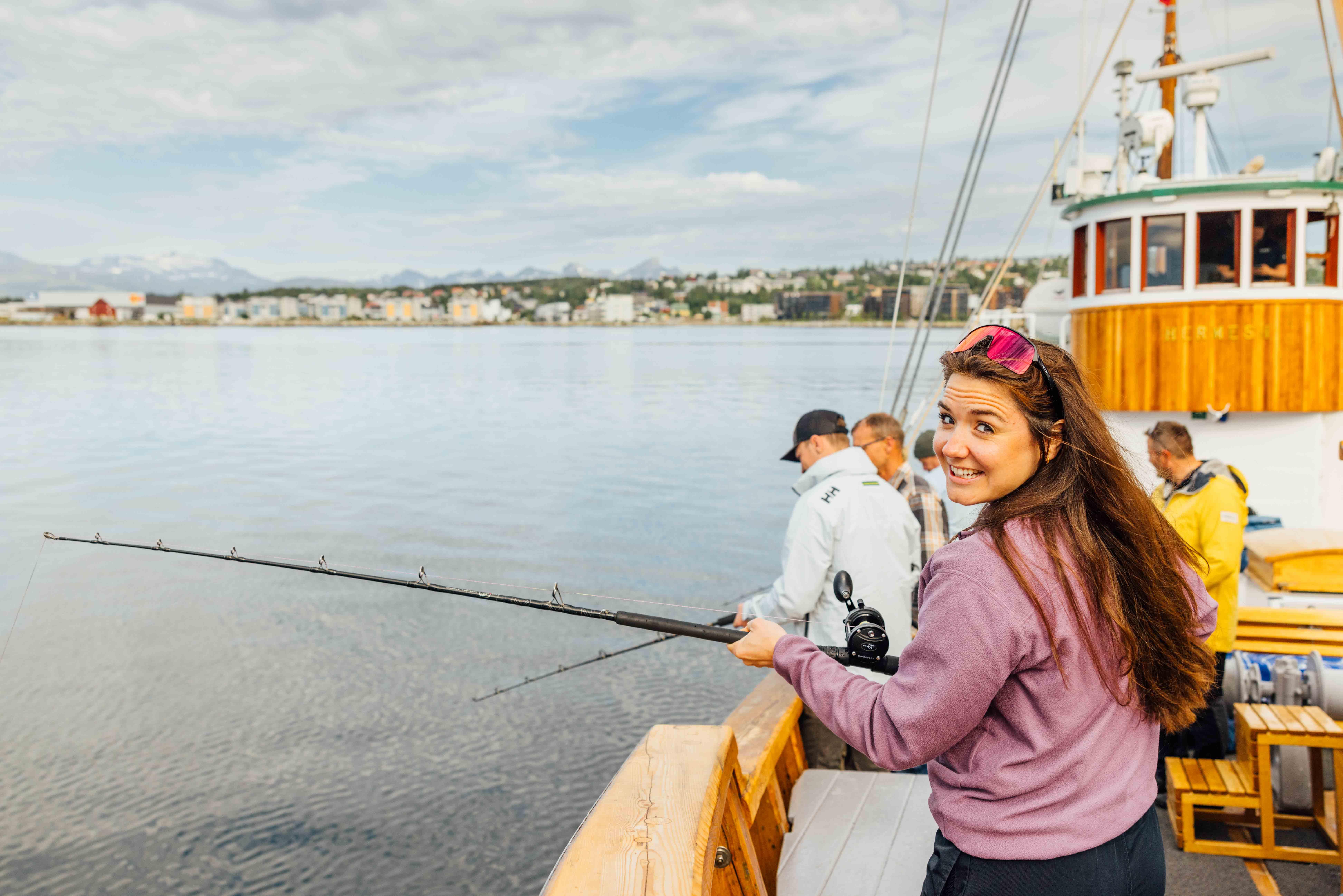 Evening Fishing Cruise aboard Historic Hermes II