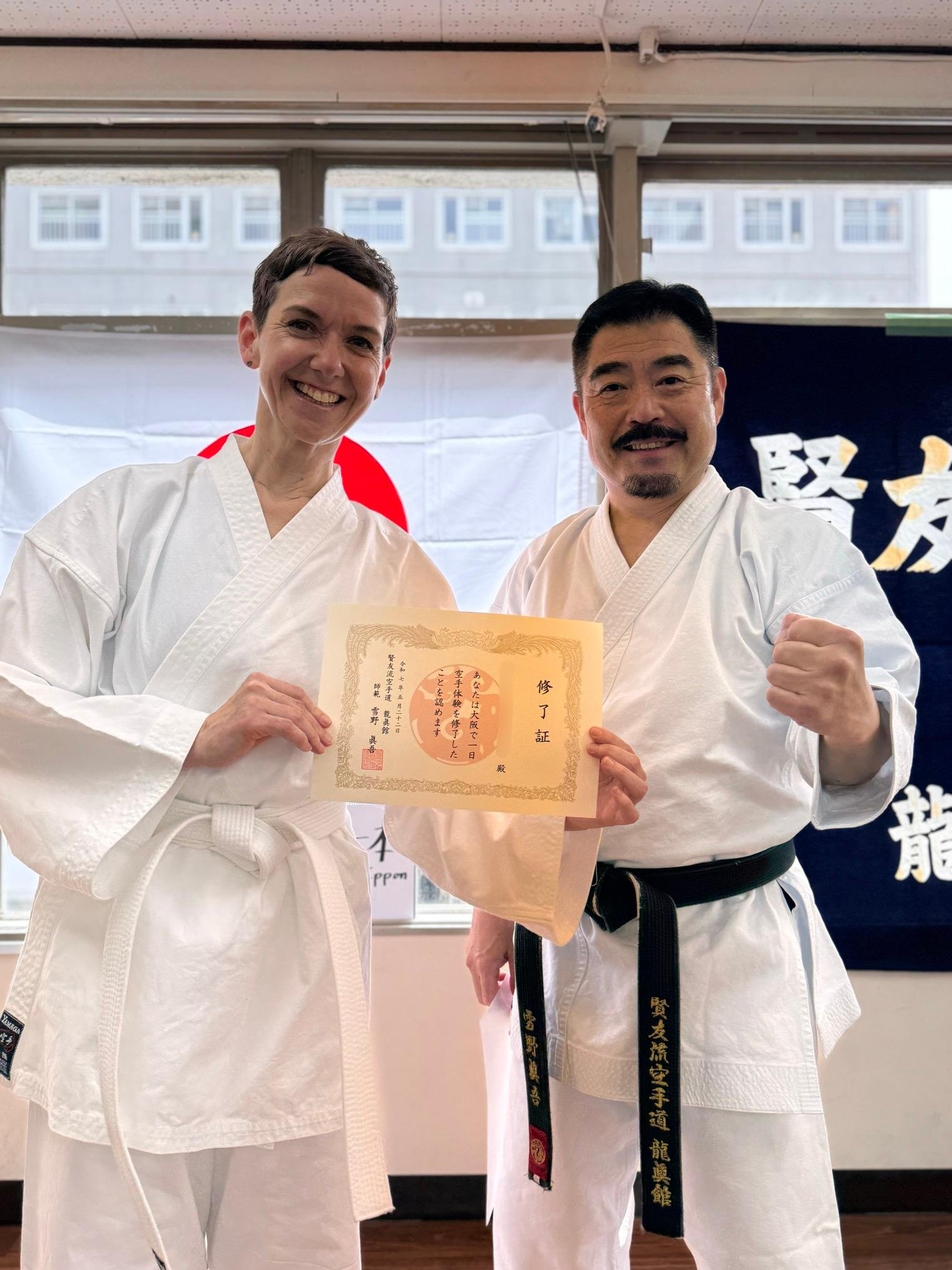 Samurai Karate Experience in Osaka – English-Friendly Class