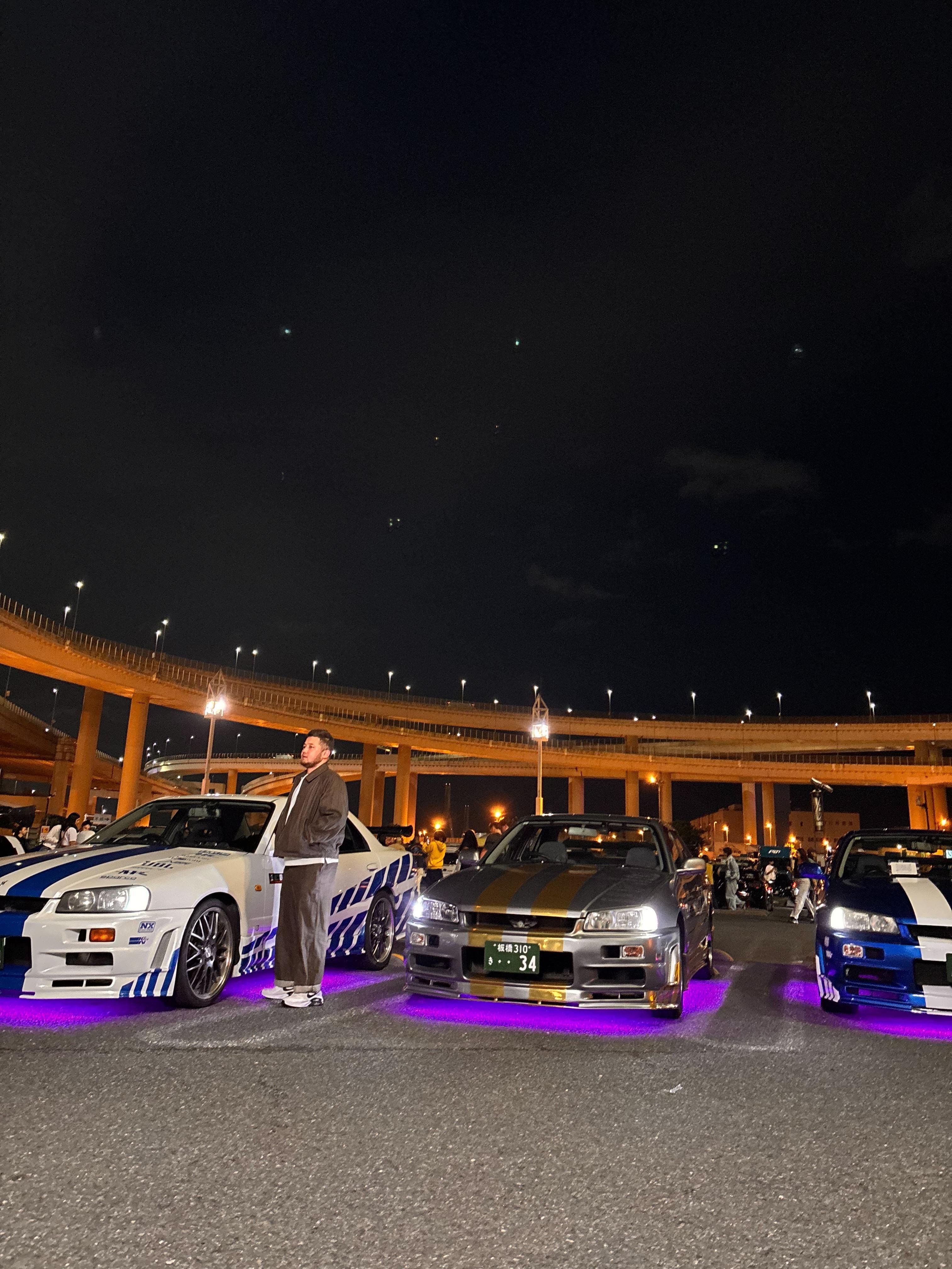 Tokyo Private R34 Skyline JDM Drive & Daikoku Car Meet