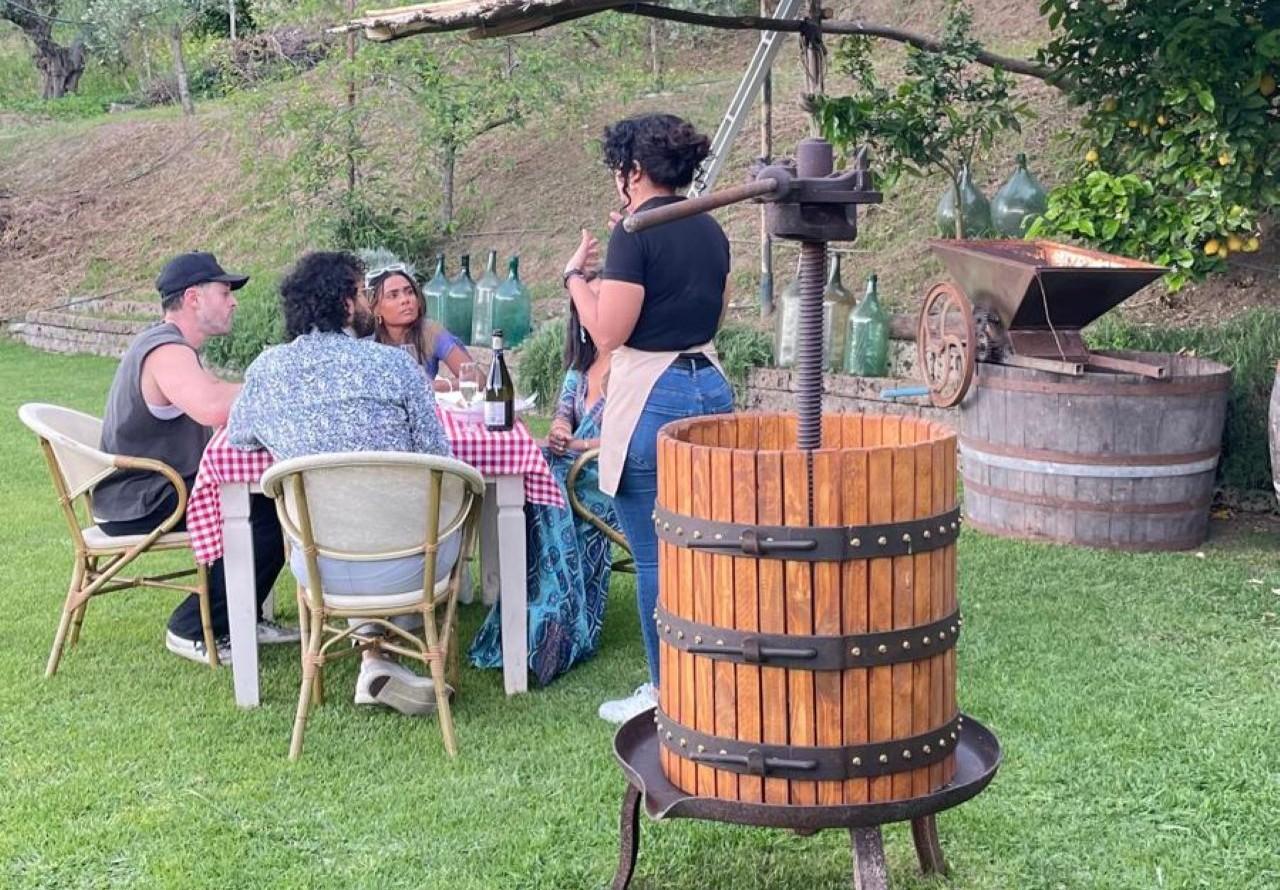 Positano Garden Cooking Class with Li Galli Views
