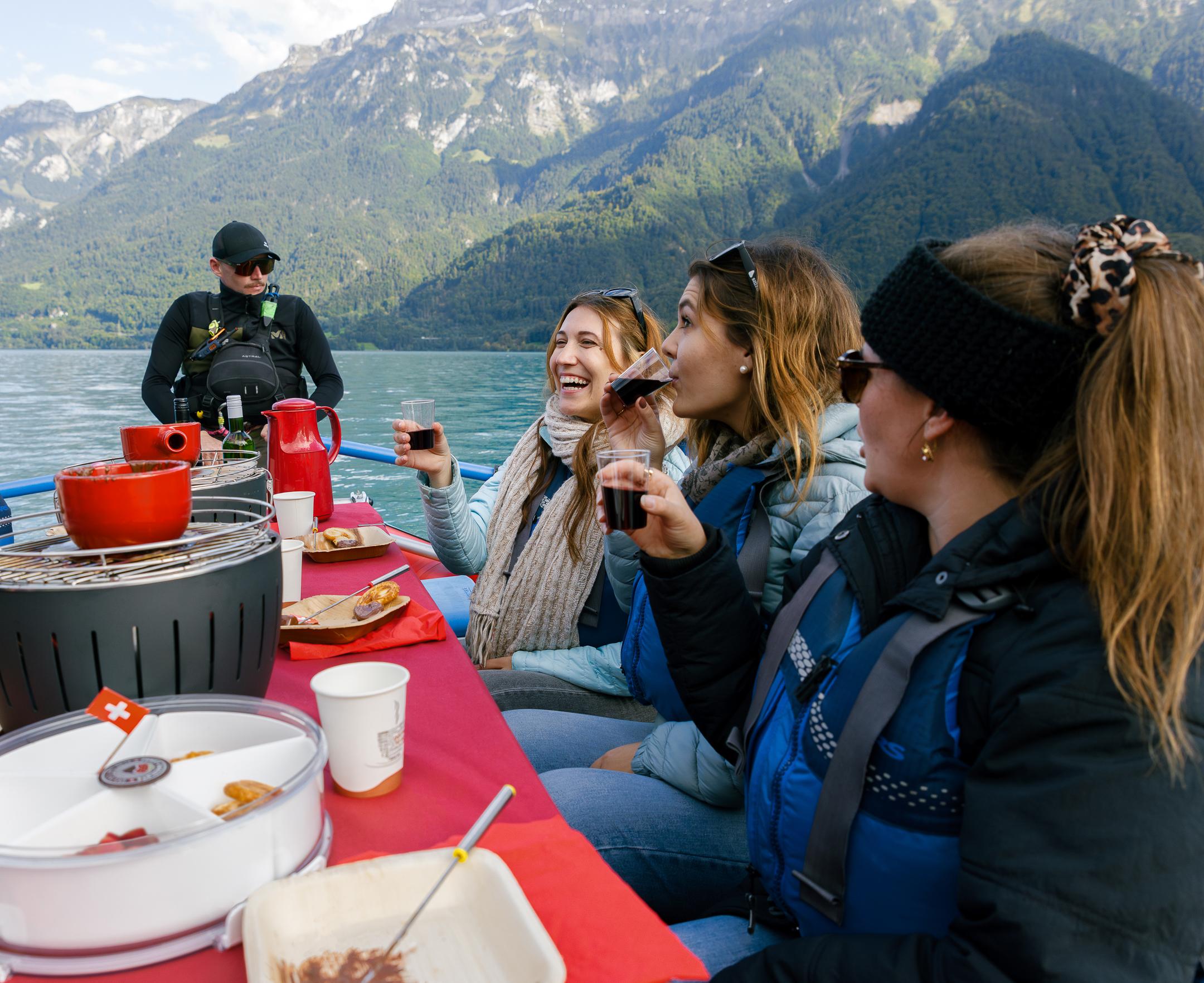 Chocolate Fondue Floating Experience in Interlaken