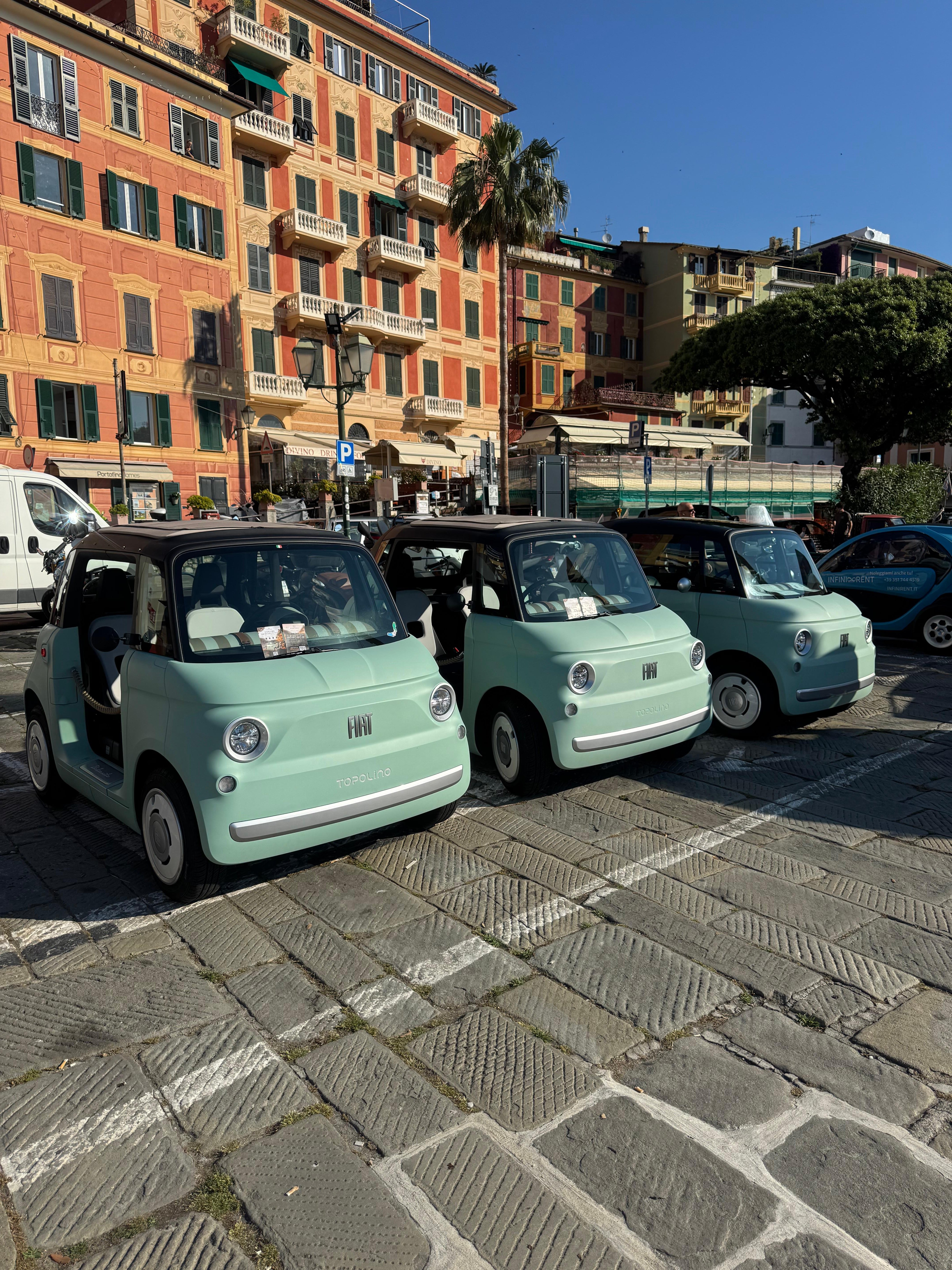 Fiat Topolino Coastal Drive in Portofino