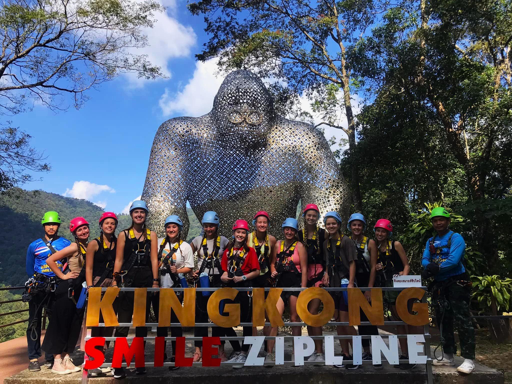 Chiang Mai: Kingkong Smile Zipline Adventure with Lunch & Transfers