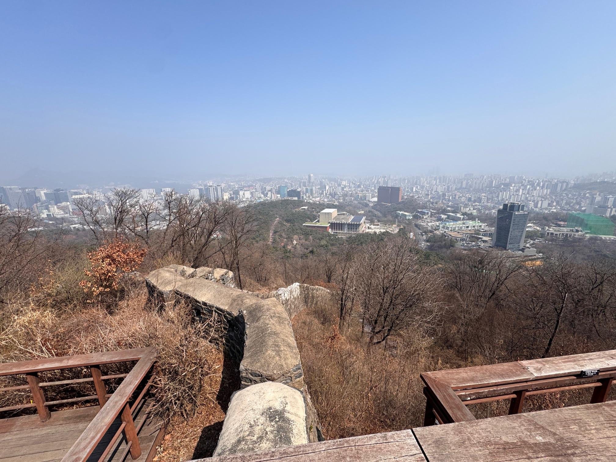 Namsan Mountain City Wall Hike & Namdaemun Noodle Lunch