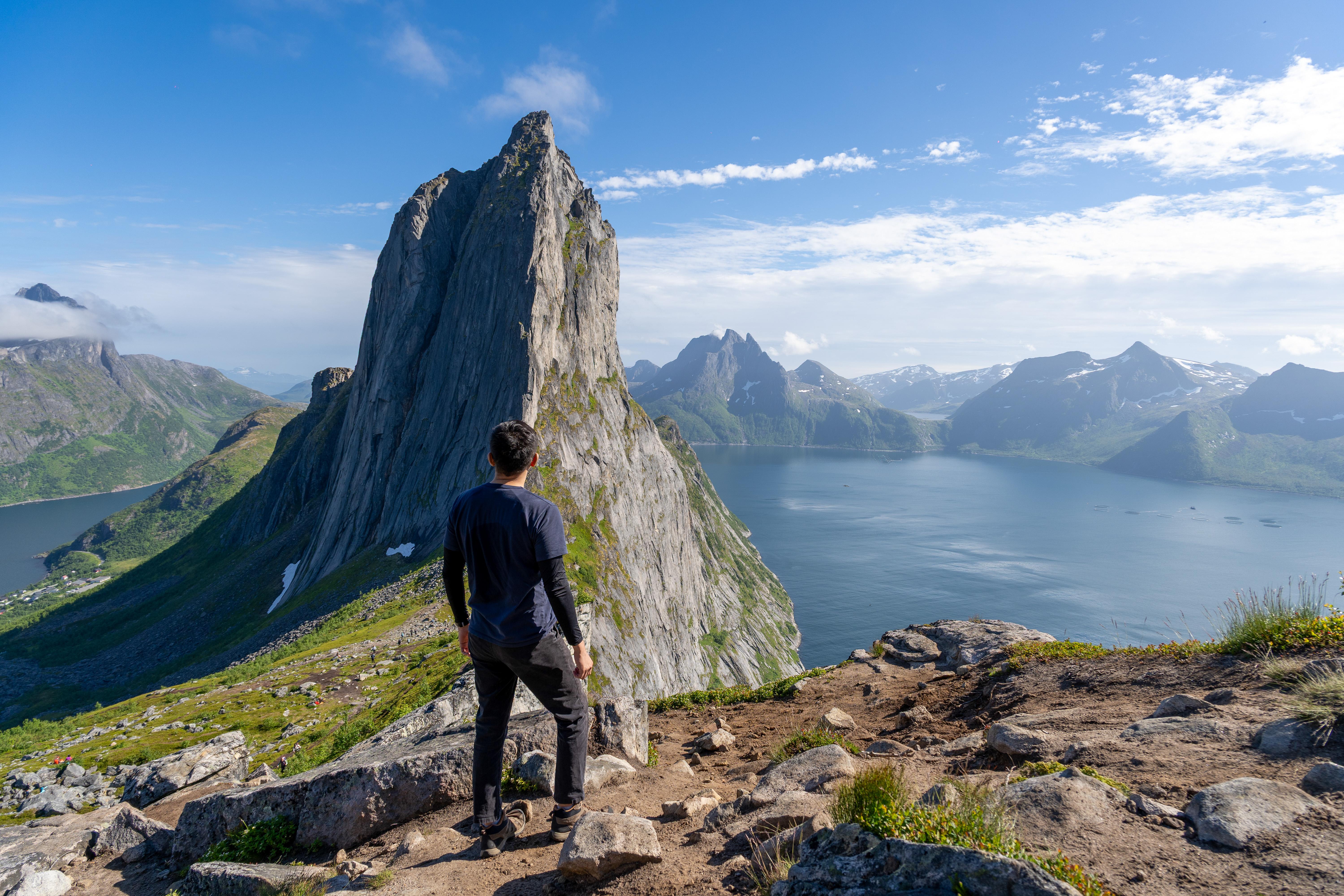 Senja Guided Trek to Hesten Summit with Segla Panoramas