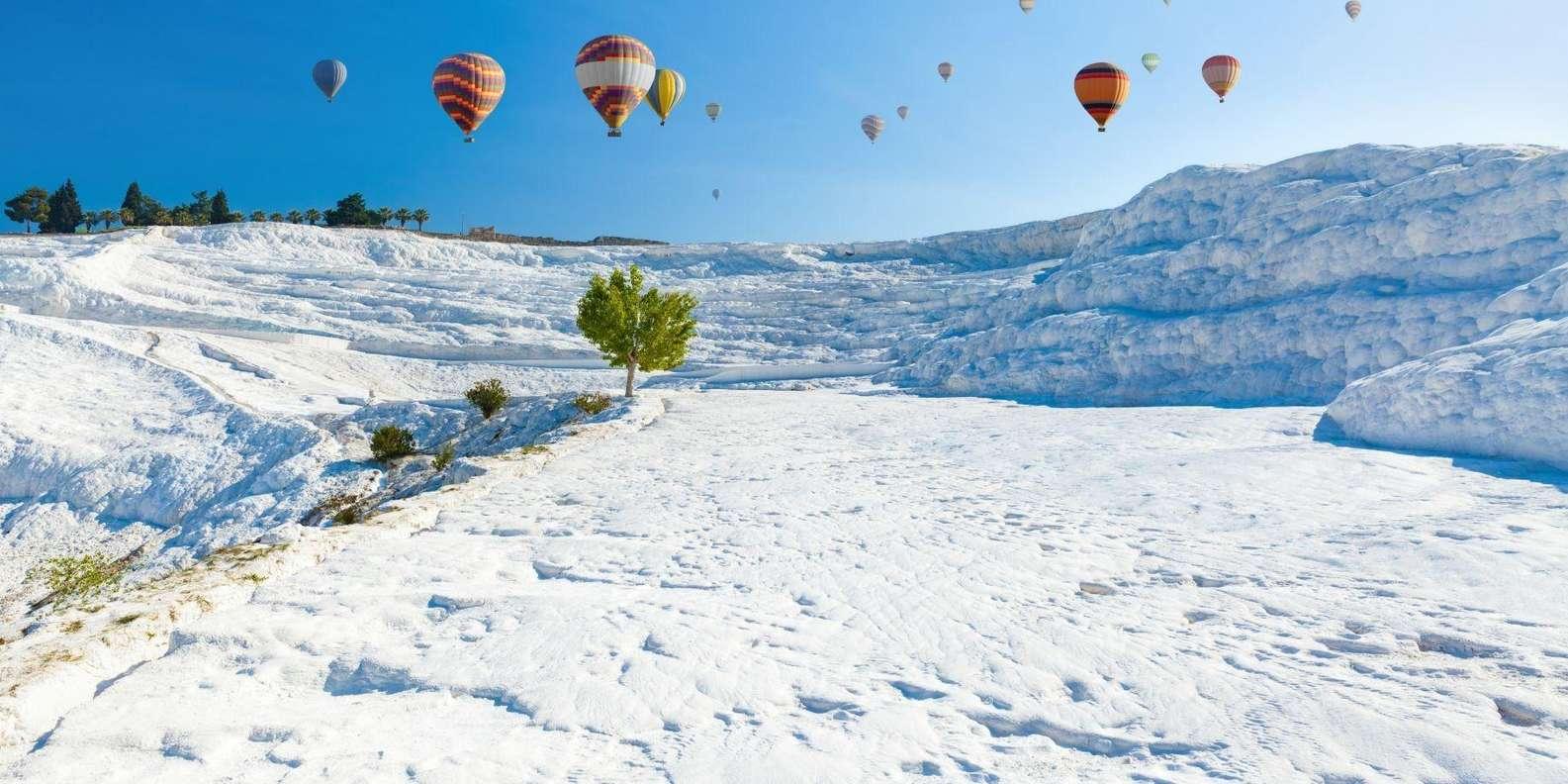 Pamukkale Sunrise Hot Air Balloon Viewing Experience