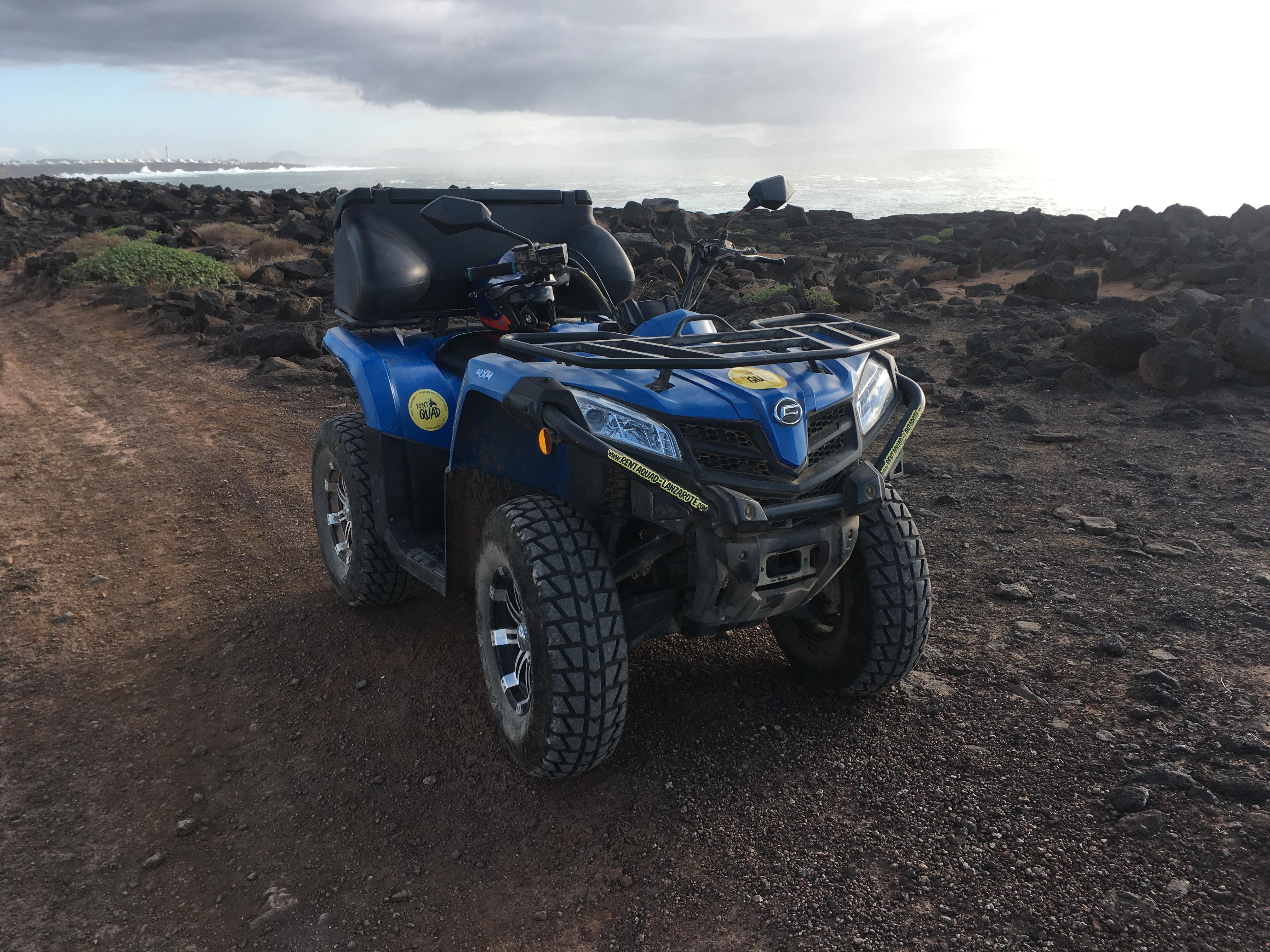 Lanzarote Coastal Quad Bike Adventure from Playa Blanca