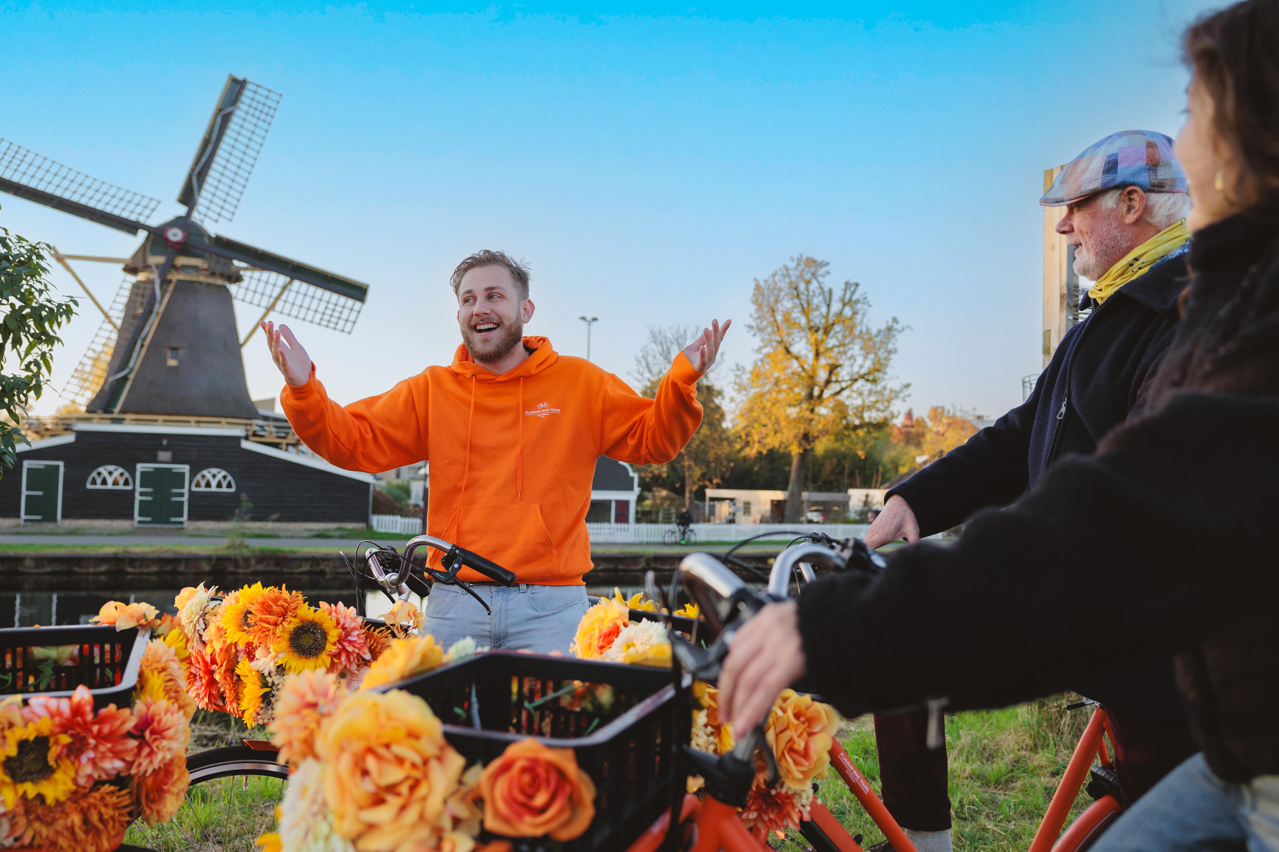 Amsterdam Countryside Bike Tour with Cheese Tasting & Windmill