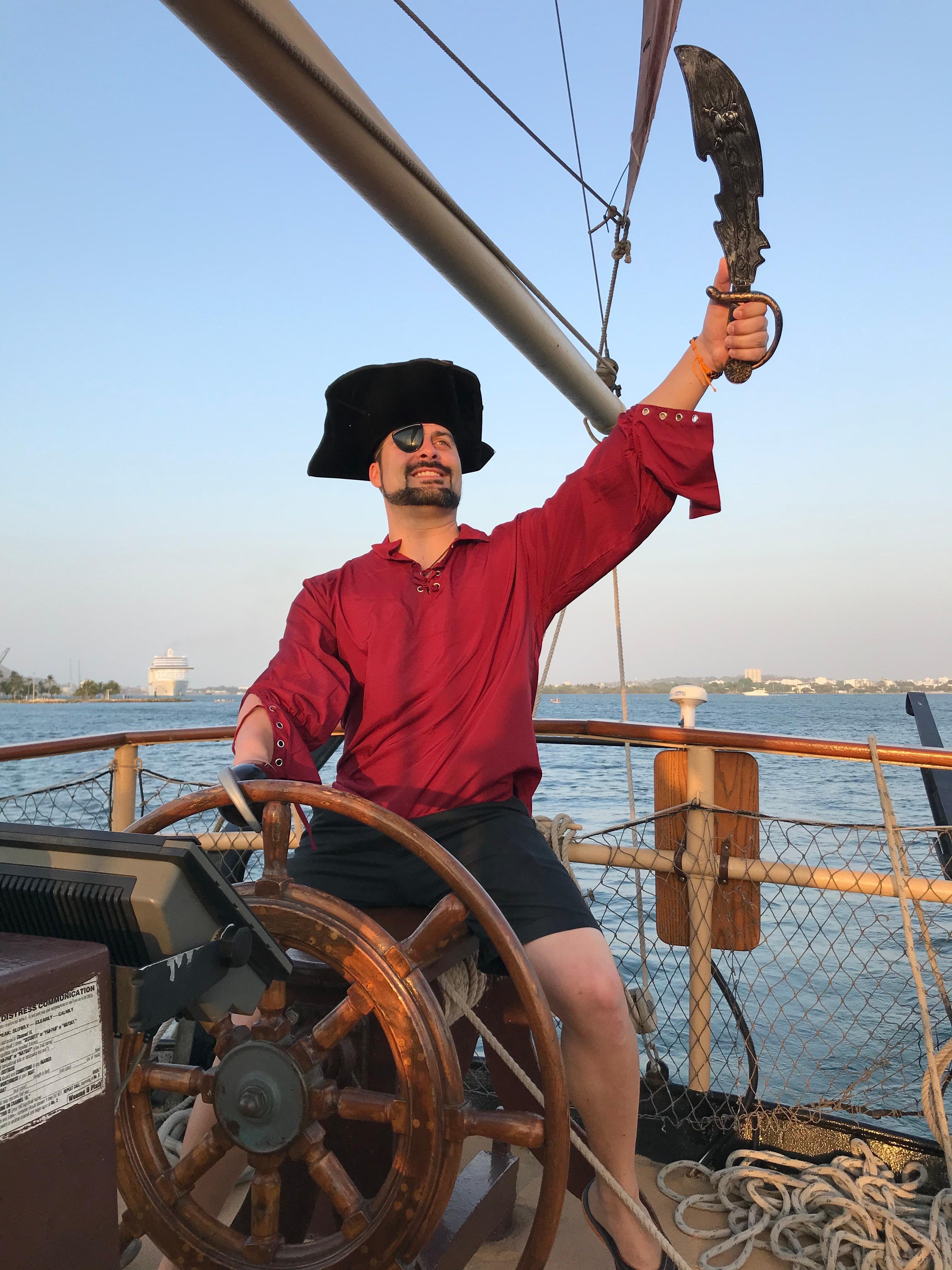 Cartagena Sunset Pirate Ship Cruise with Open Bar