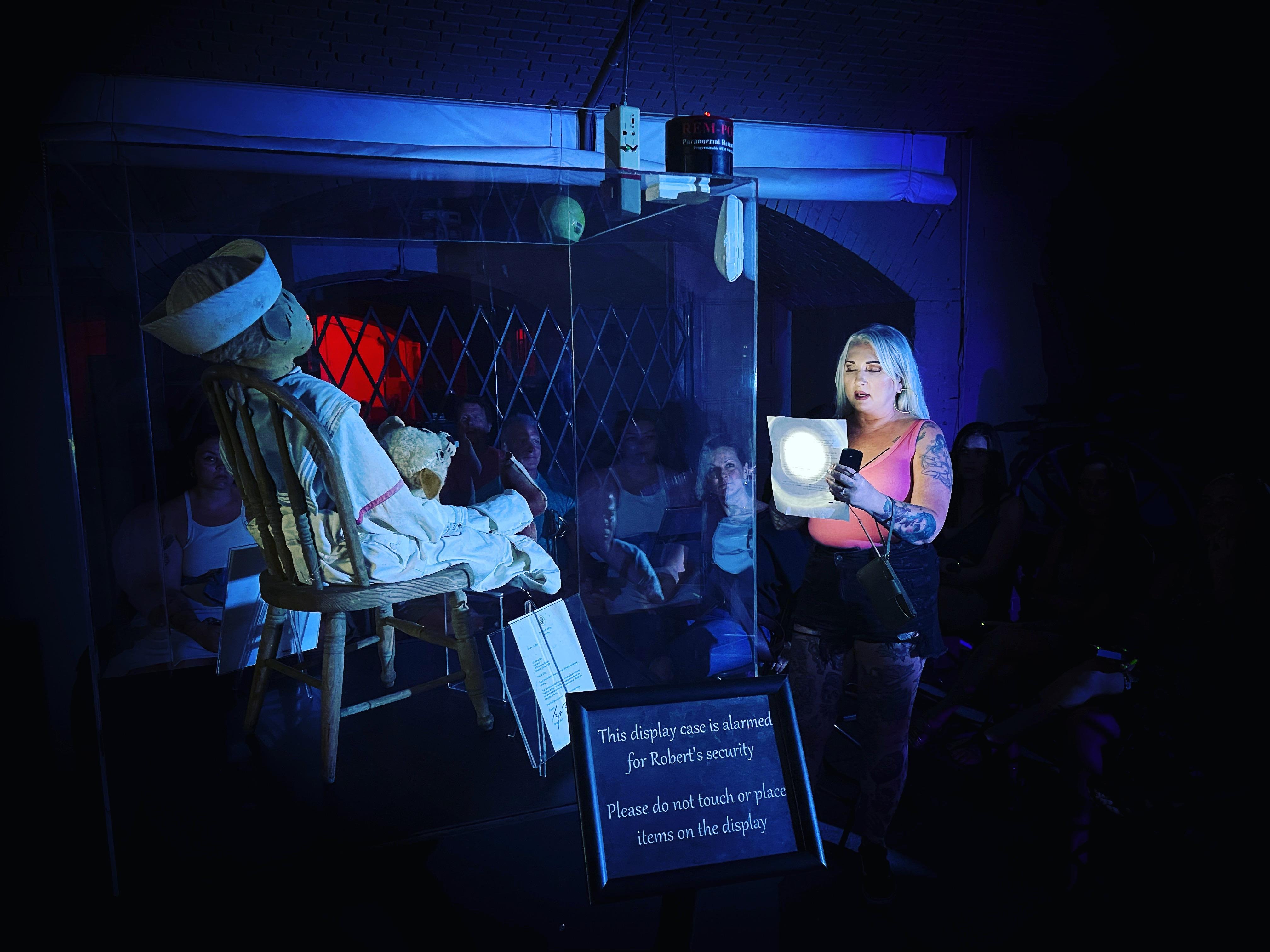 Robert the Doll ghost tour at Fort East Martello, the Civil War fort in Key West