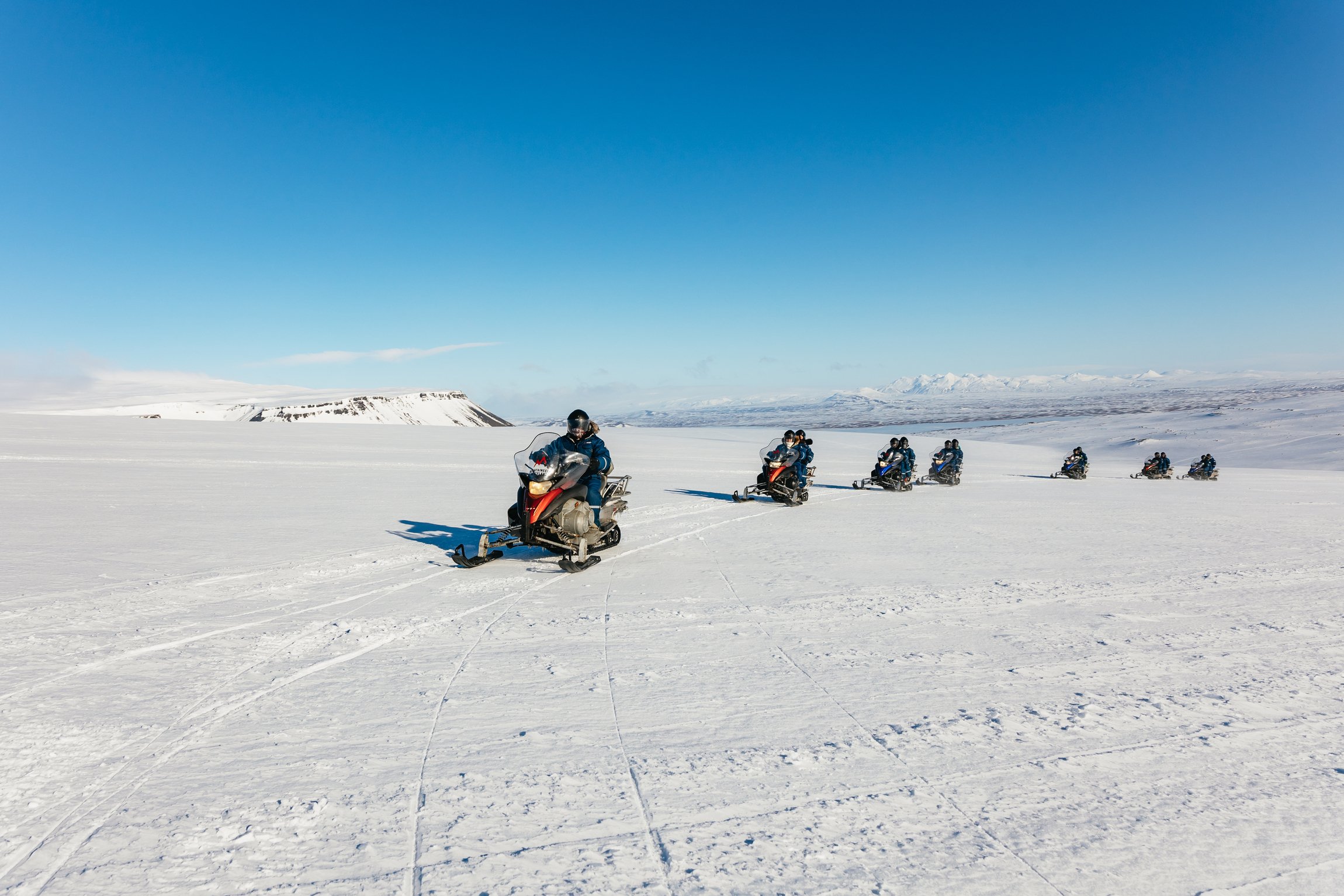 Golden Circle & Langjökull Glacier Snowmobile Adventure