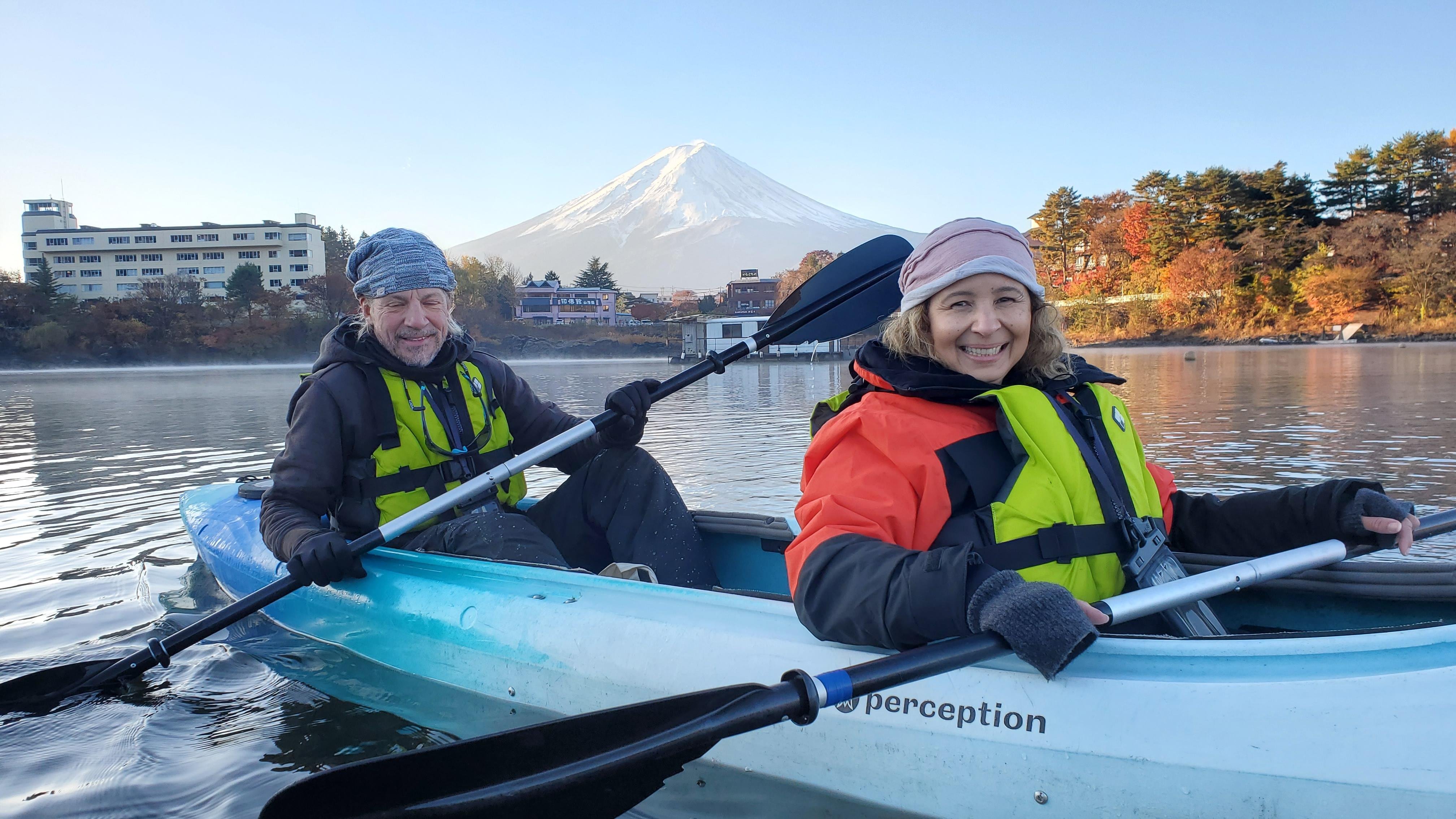 Early Morning Kayaking & Coffee on Lake Kawaguchiko