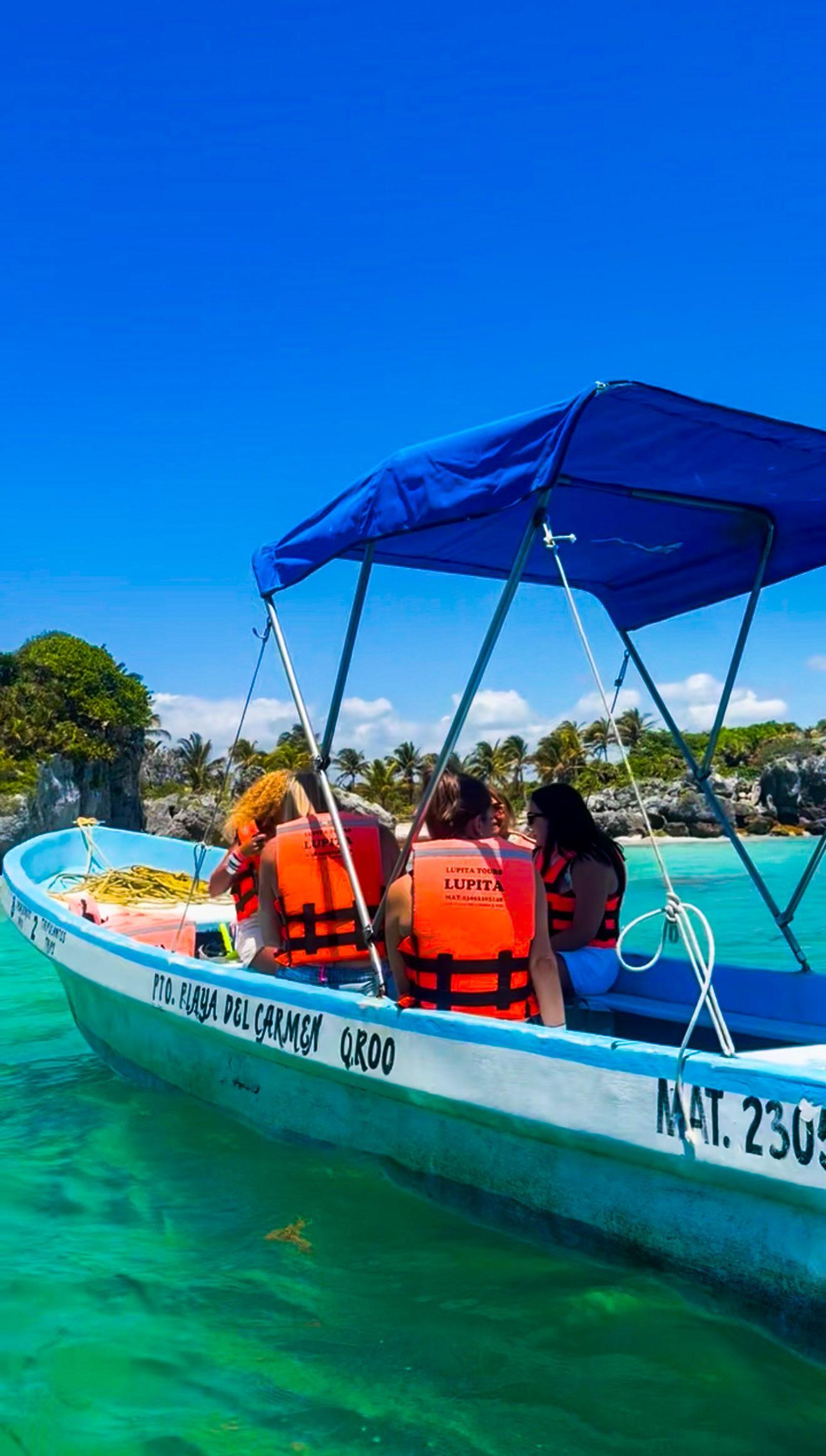 Tulum Boat Adventure: Mayan Ruins, Turtles & Natural Pool