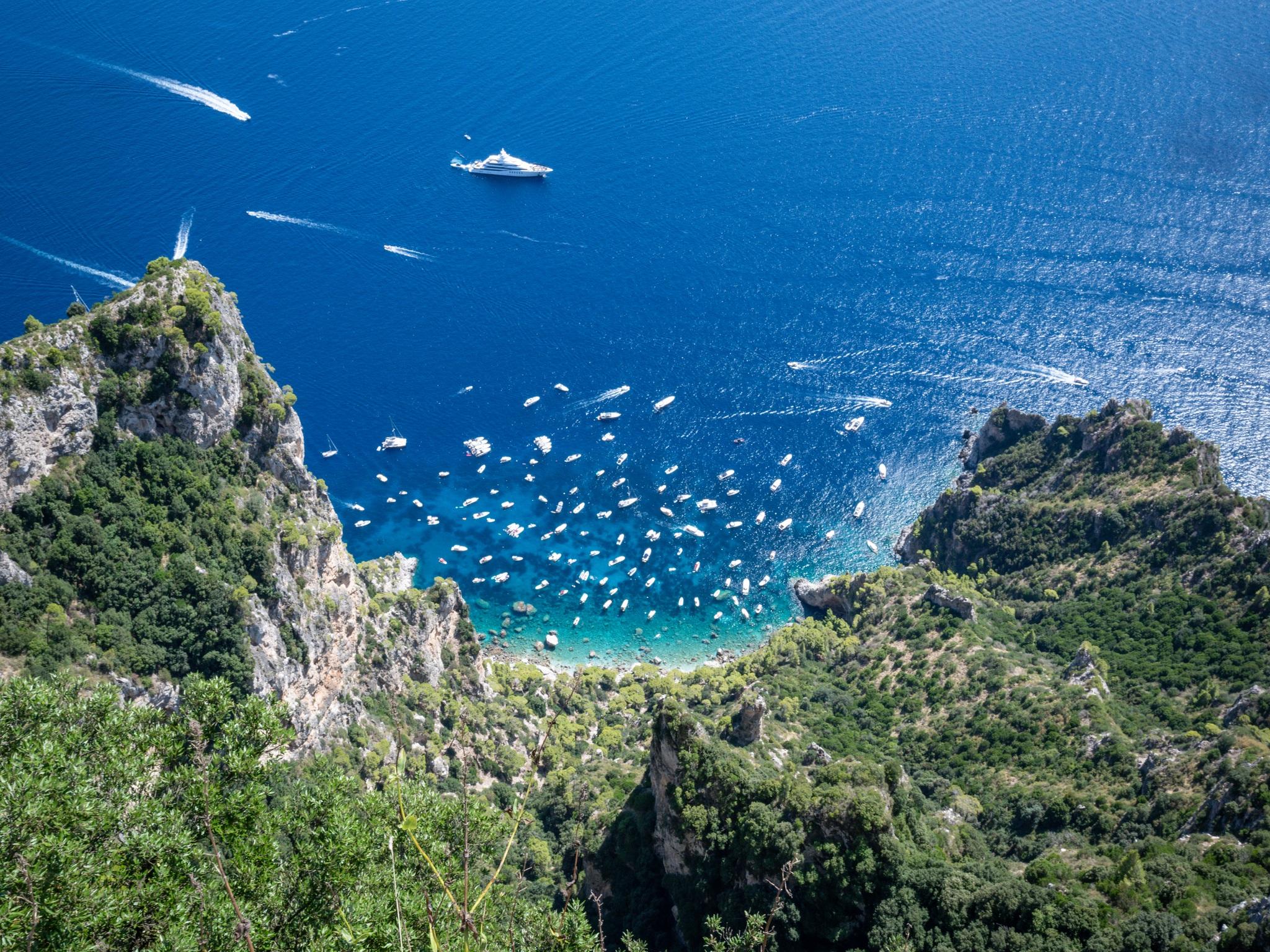 Capri, Anacapri & Blue Grotto Group Day Tour from Naples