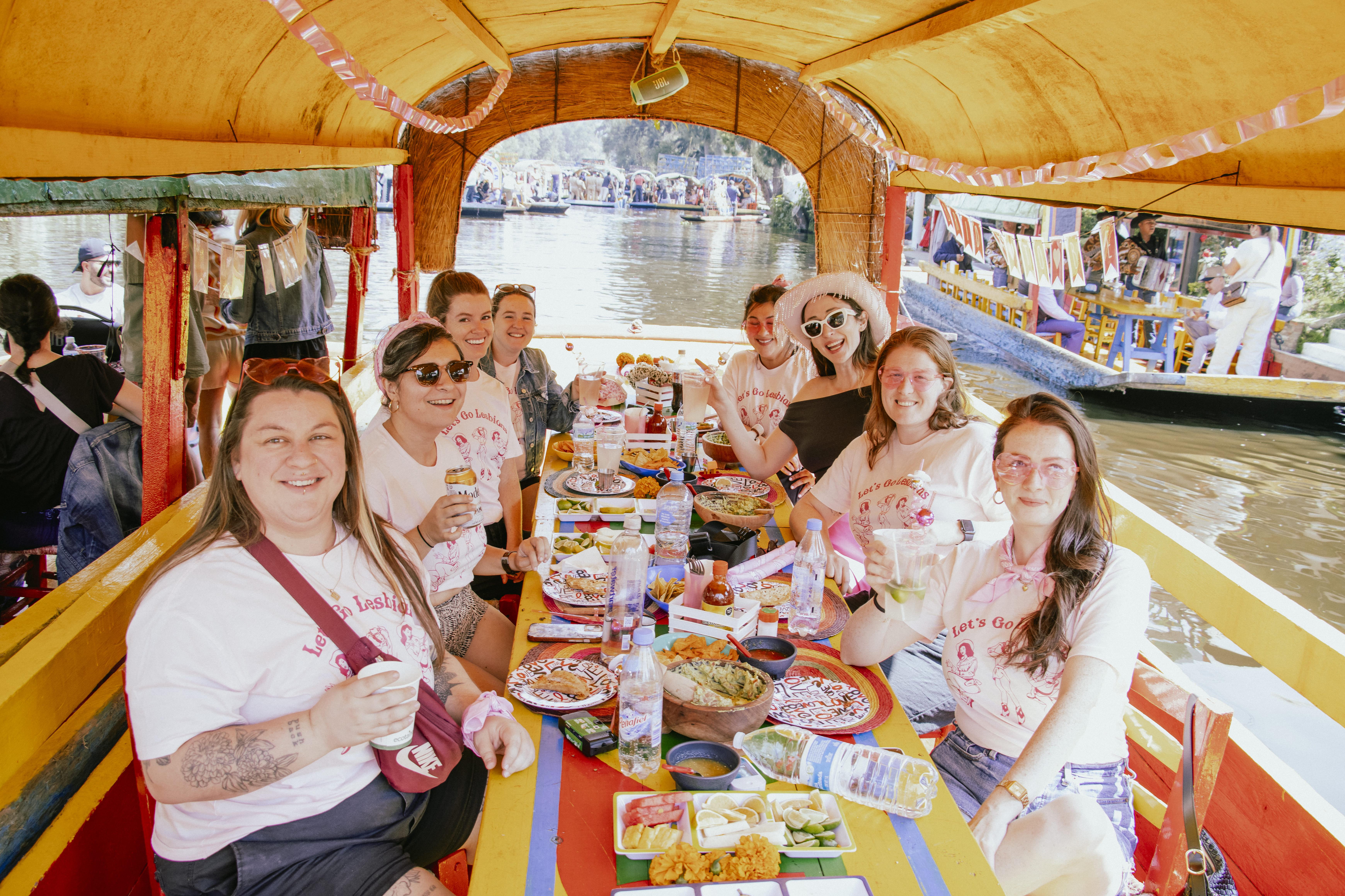 Xochimilco Canal Cruise with Open Bar & Fresh Guacamole
