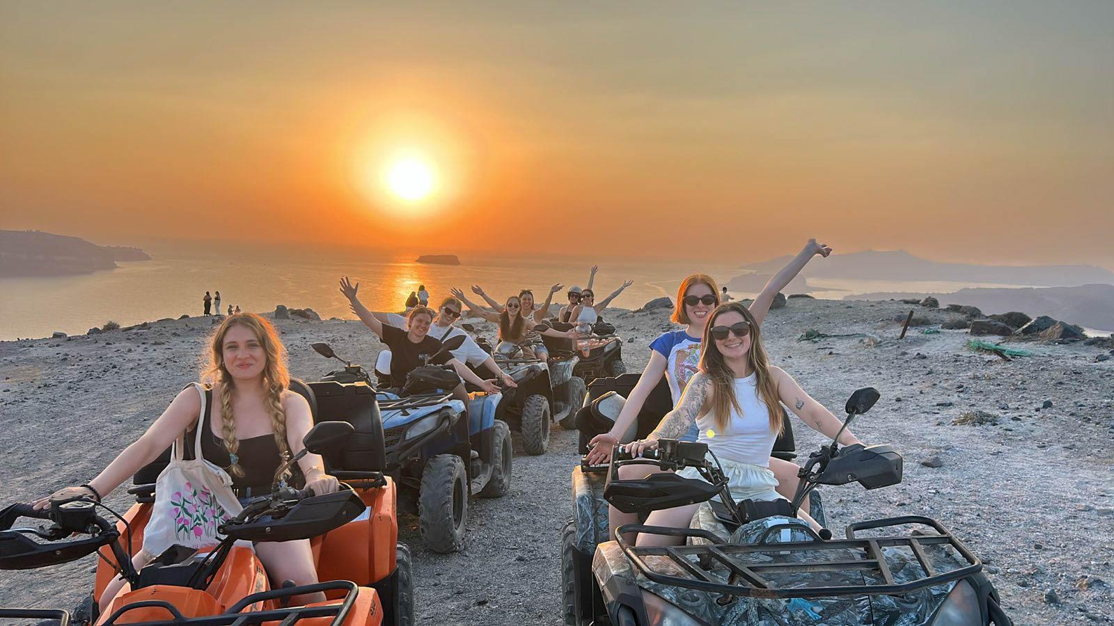 Santorini ATV quad bike tour — caldera views and off-road trails — image 1