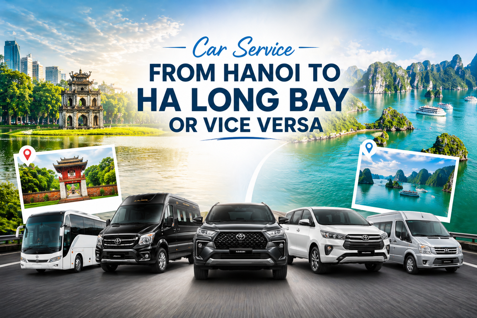 Hanoi to Ha Long Bay Shuttle Transfer