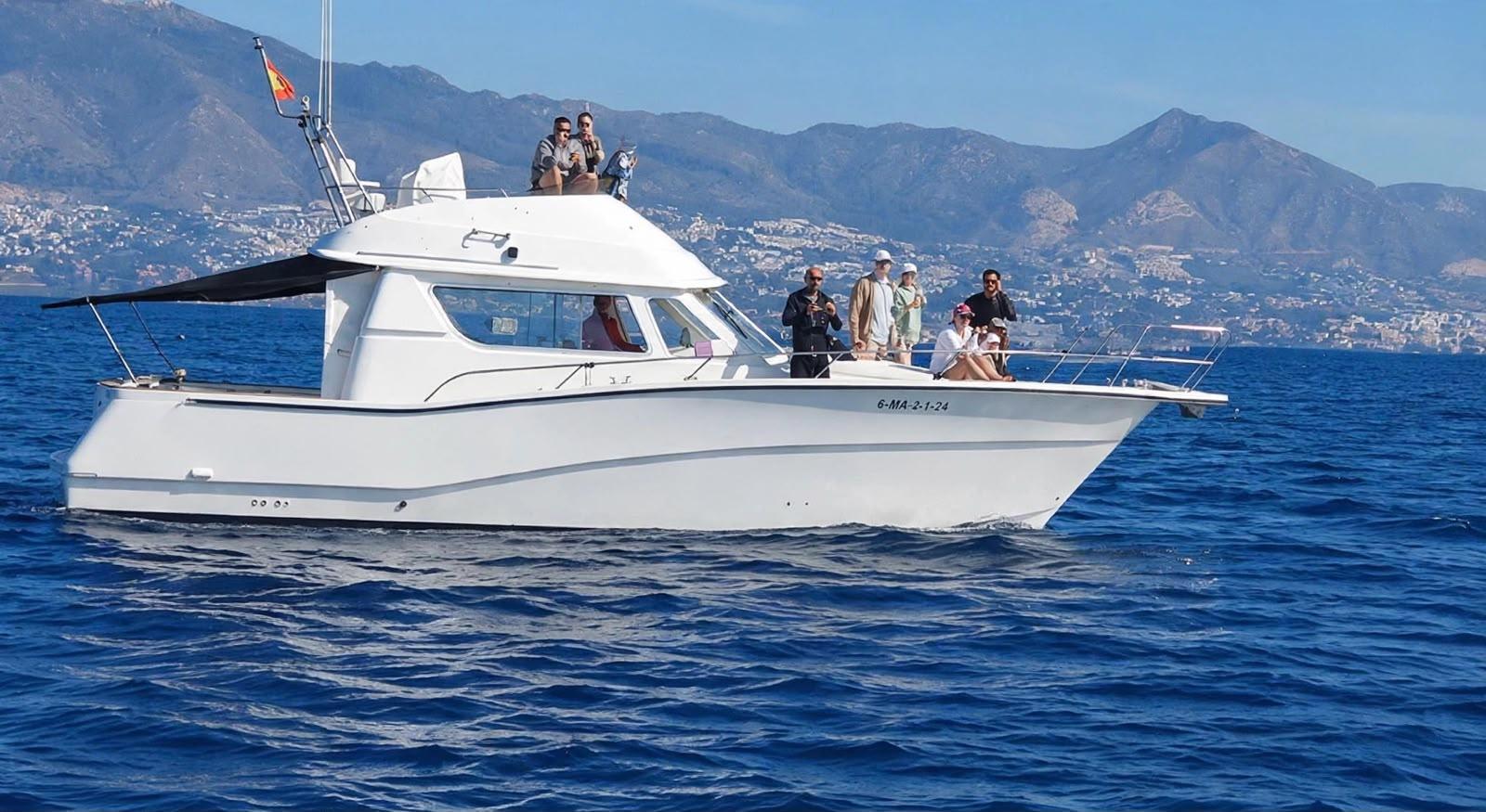 Fuengirola Dolphin Watching Boat Trip with Drinks & Snacks