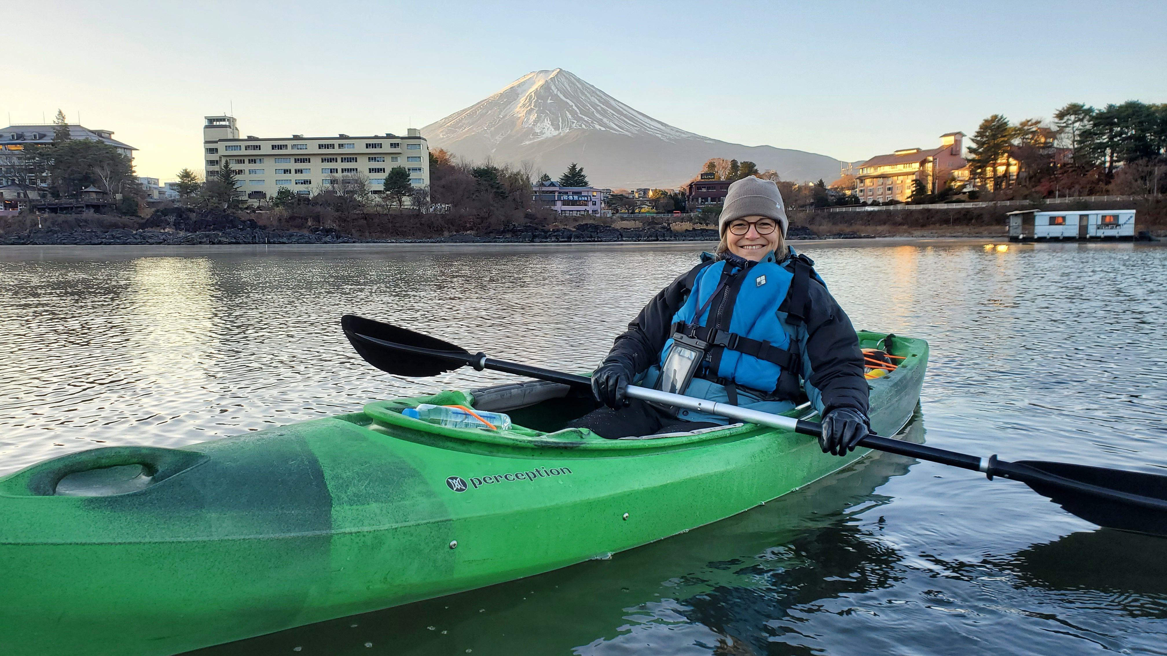 Early Morning Kayaking & Coffee on Lake Kawaguchiko